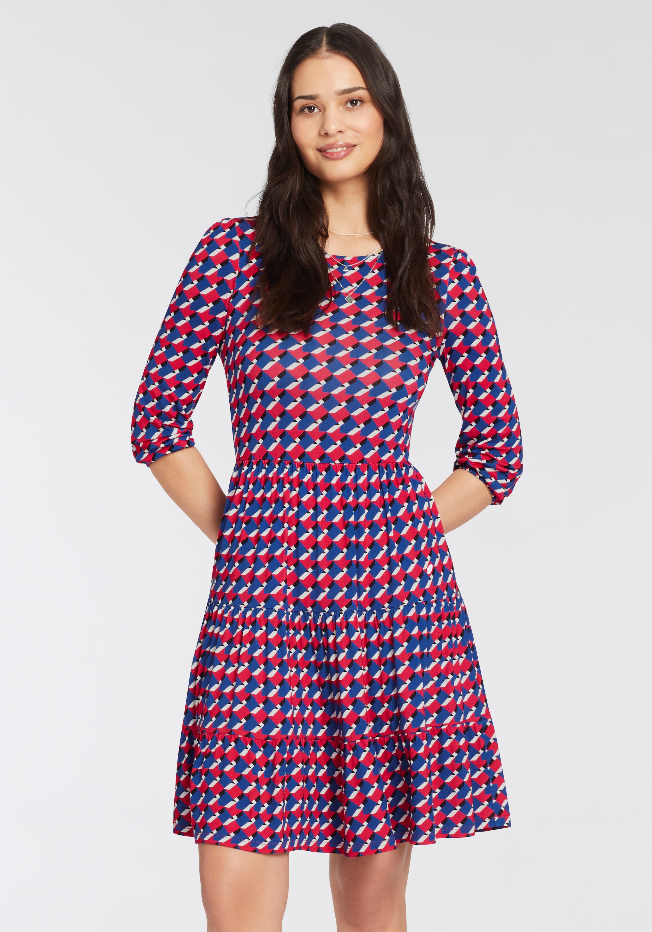 Laura Scott Jerseykleid, mit stylischem Allover-Print