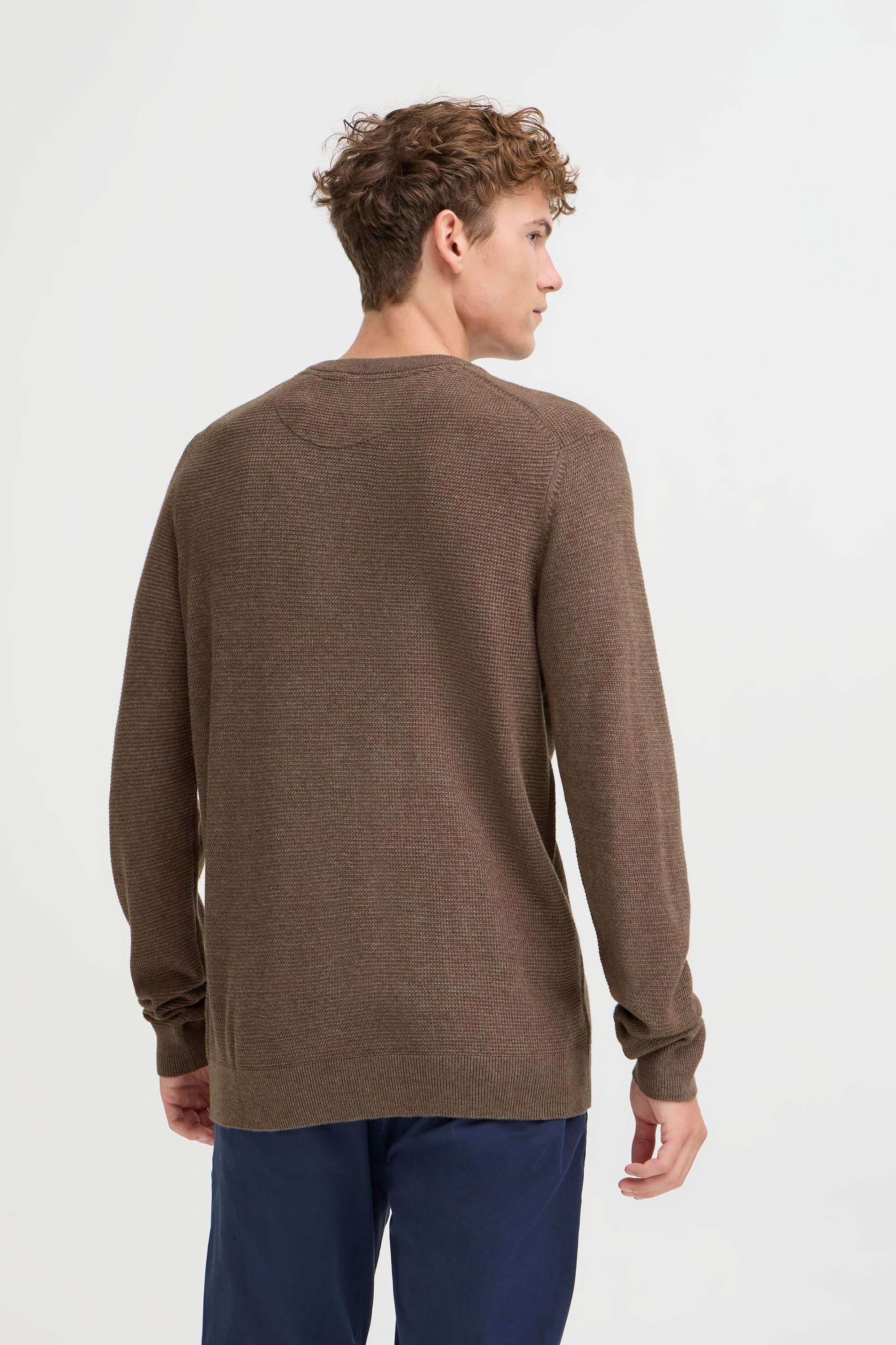 FQ1924 FQGRANBY Men's Knit Pullover Brown L 3