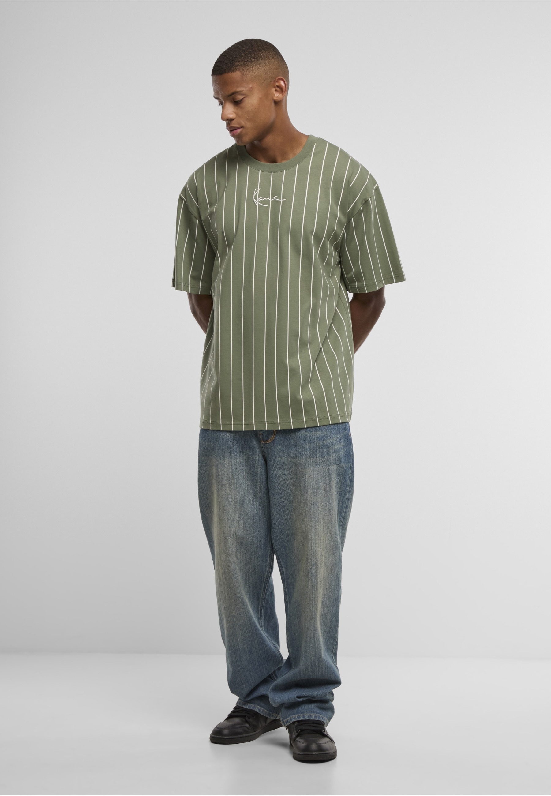 Karl Kani T-Shirt »Karl Kani Small Signature Essential Pinstripe Tee« 1