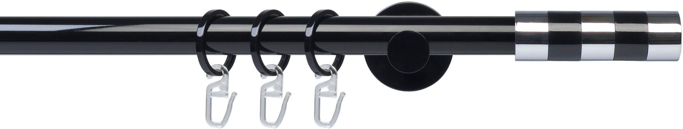 Liedeco Gardinenstange "Fertigstilgarnitur 20 mm Piano Murcia" Ø 20 mm 1 lä günstig online kaufen
