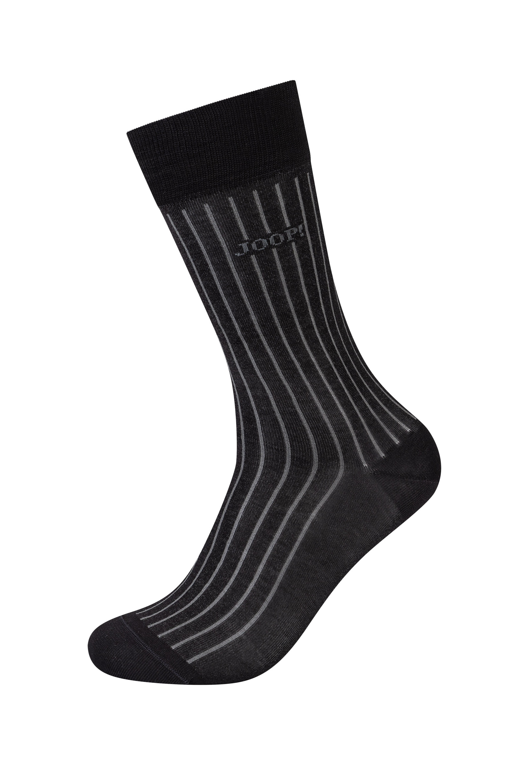 JOOP! Socken »Socken essentials merc cotton stripe 2er Pack« 2er Pack Mercerisierte Baumwolle mit edlem Glanz, Gefertigt in Italien