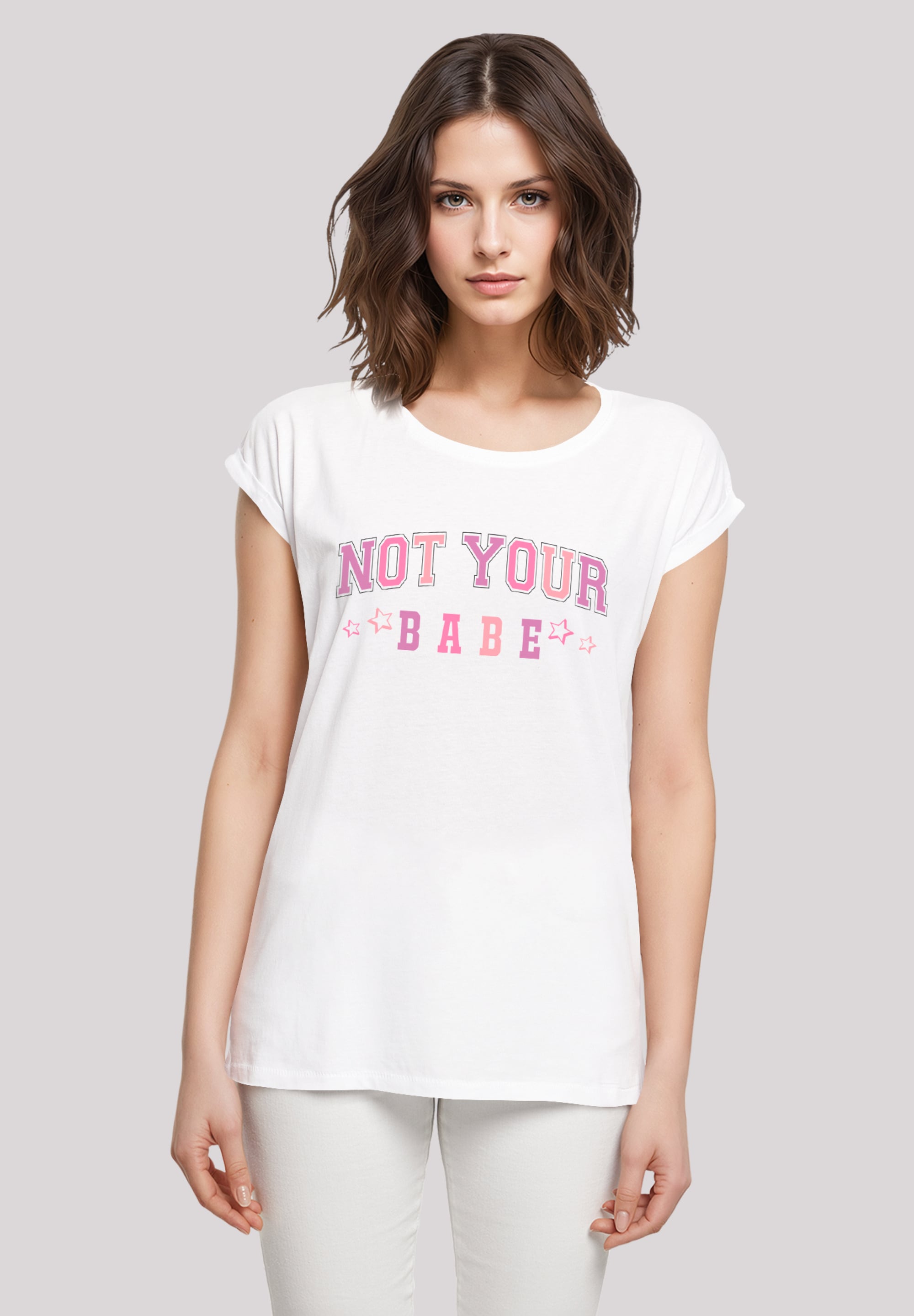 F4NT4STIC T-Shirt "Girl Power Not Your Babe Internationaler Frauentag", Pre günstig online kaufen