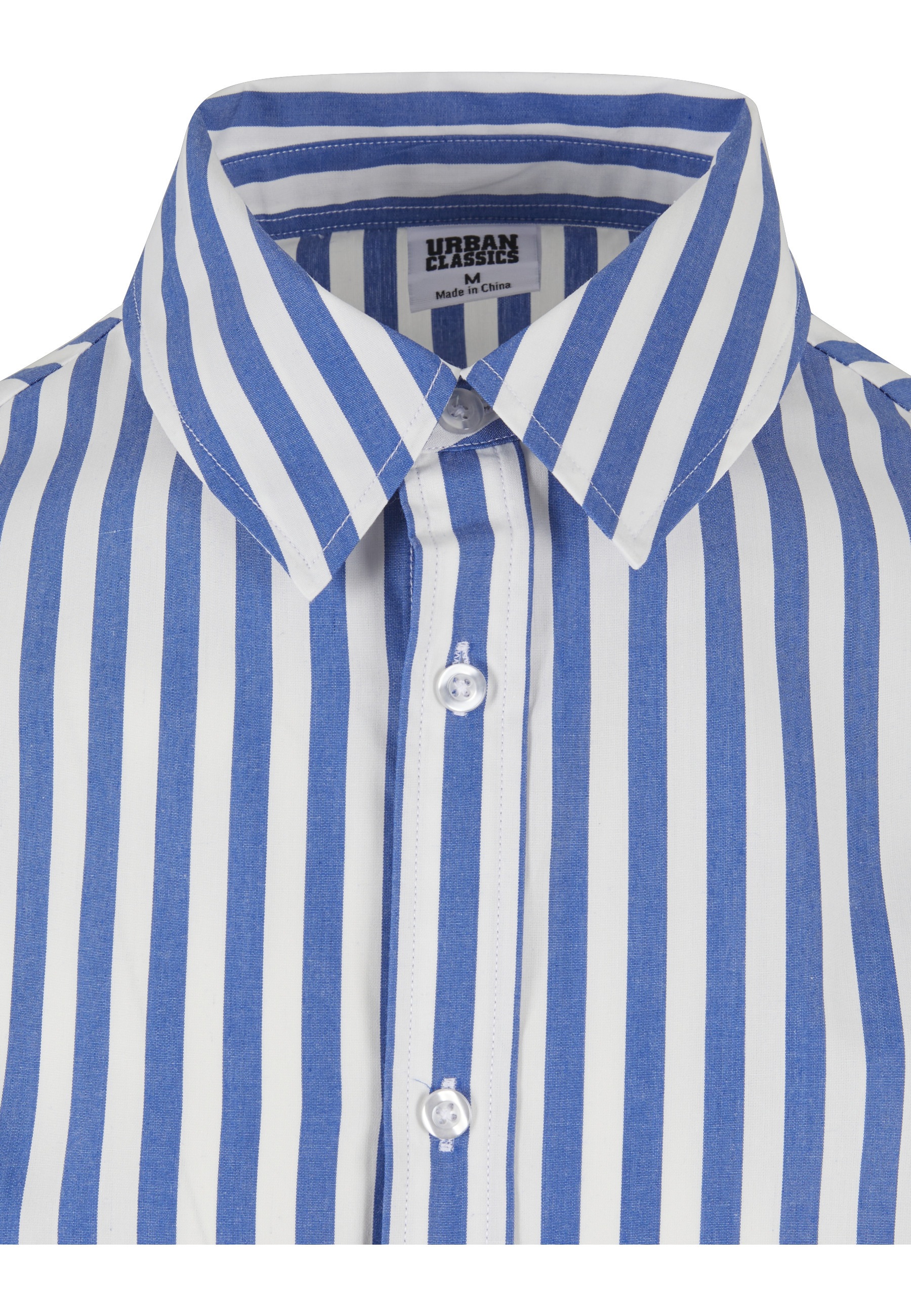 URBAN CLASSICS Kurzarmshirt »Urban Classics Herren Striped Summer Shirt« 1 Stk.