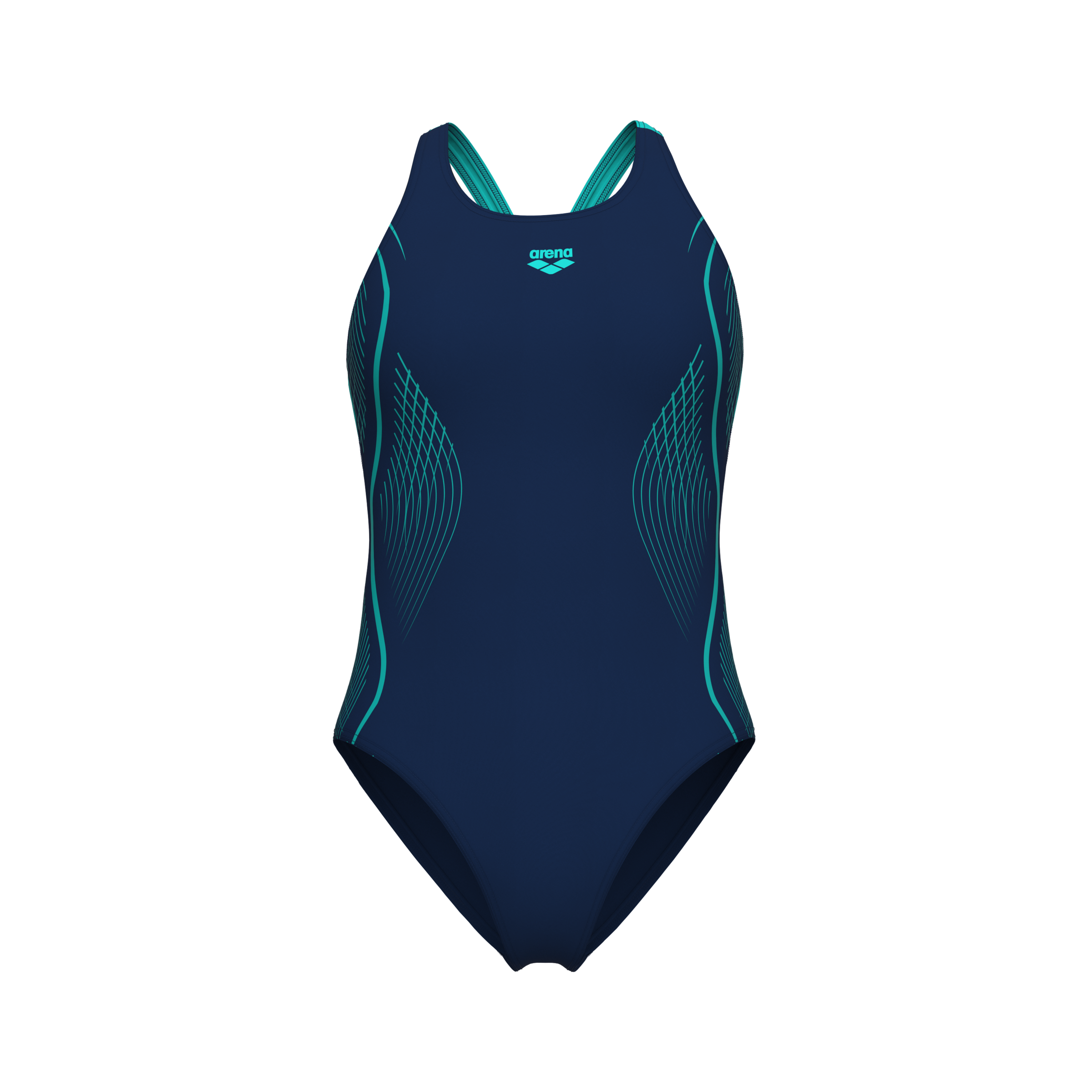 Arena Badeanzug »WOMEN'S ARENA GRID SWIMSUIT V BACK GRAPHIC«