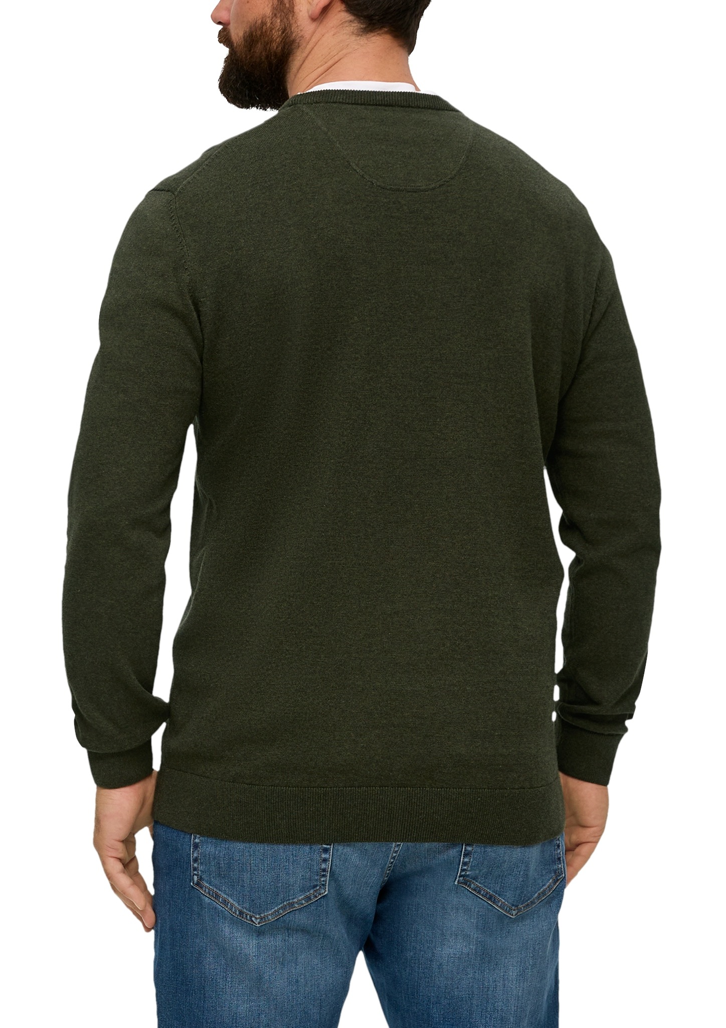 s.Oliver Men Big Sizes Strickpullover mit Logostickerei - Große Größen günstig online kaufen