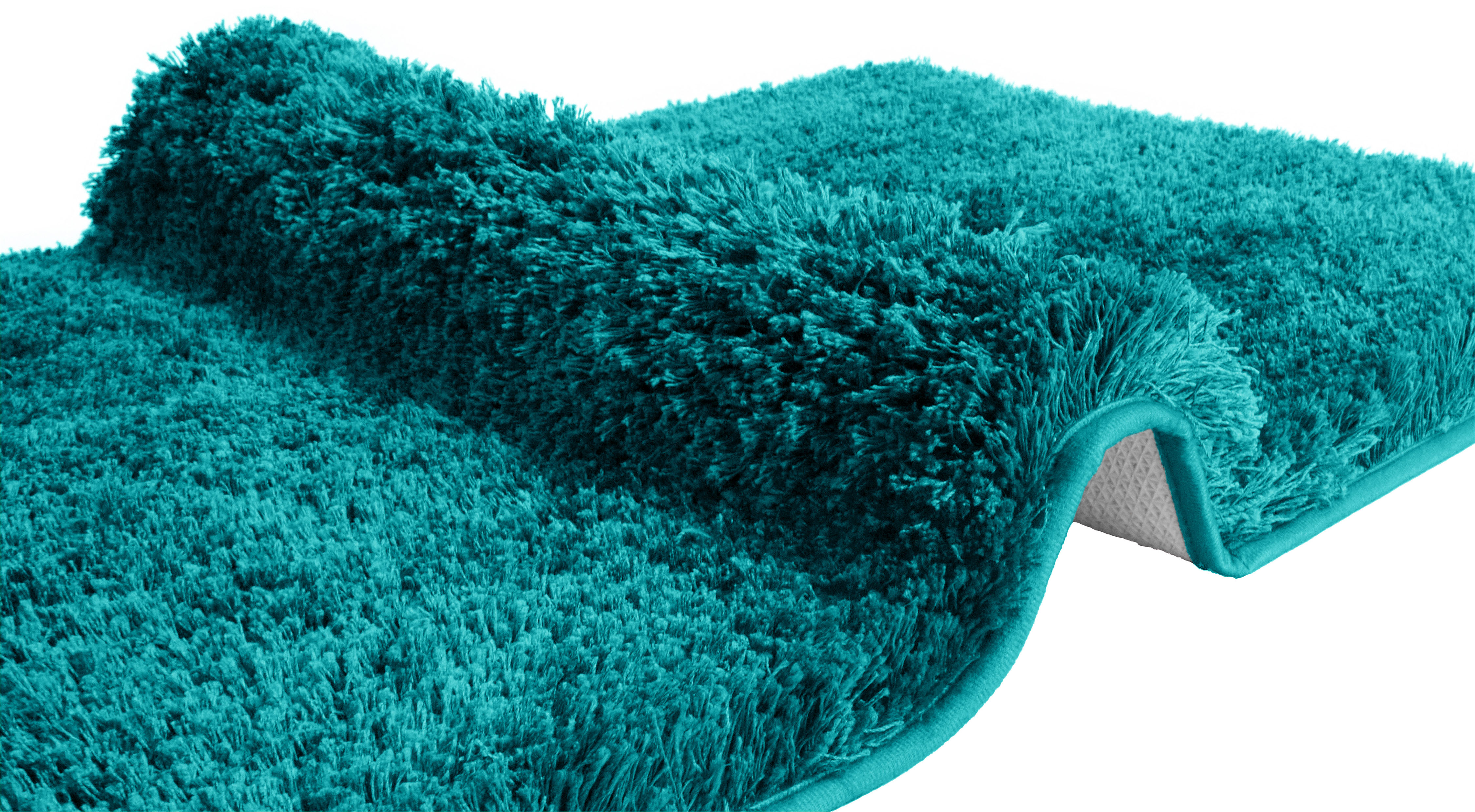 Thumbnail - Möve Badematte "Superwuschel, Badvorleger, Badezimmer Teppich" Höhe 40 mm rutschhemmend beschichtet fußbodenheizungsgeei...