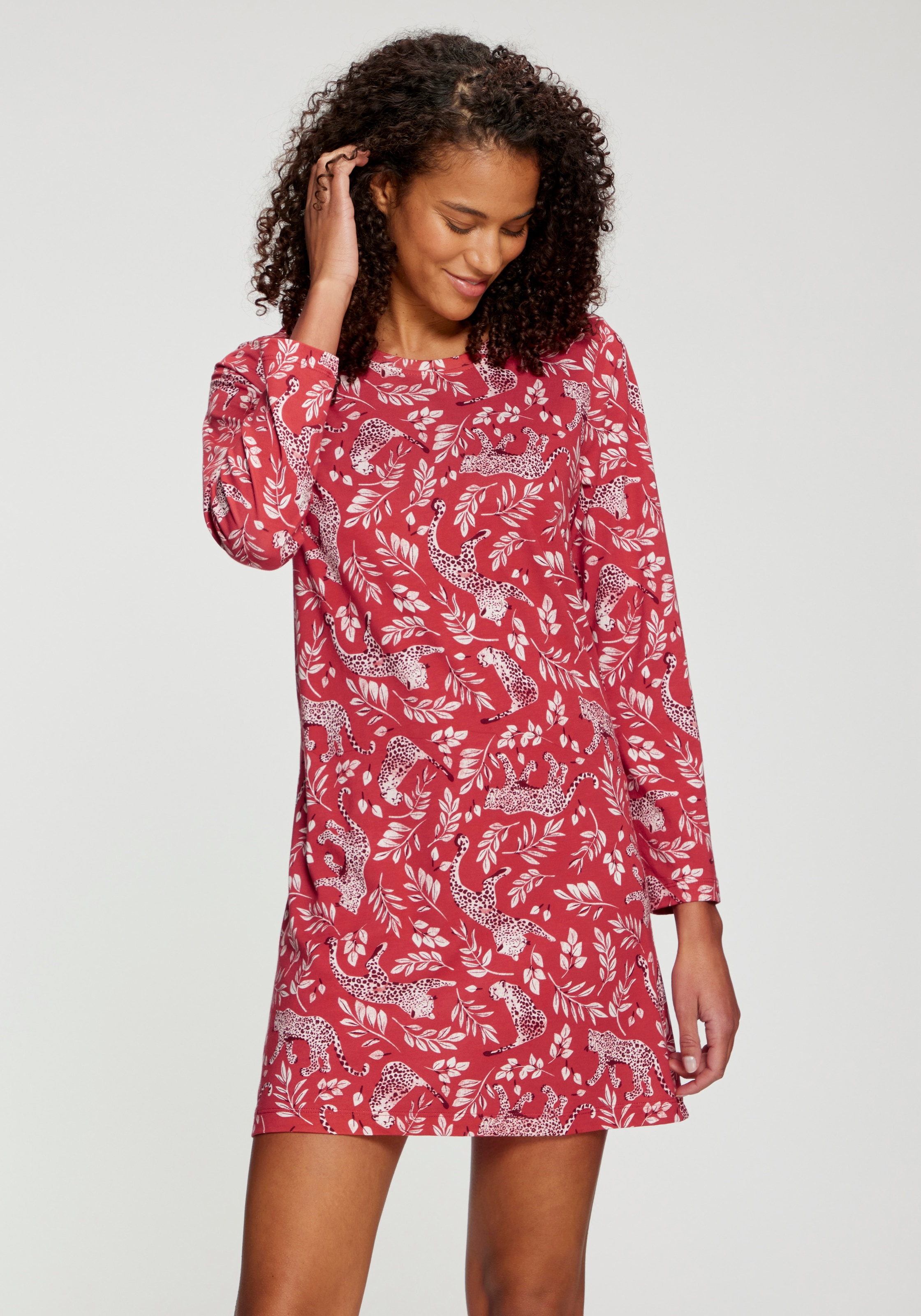 Vivance Dreams by Lascana Nachthemd 1 tlg. mit All-Over Print
