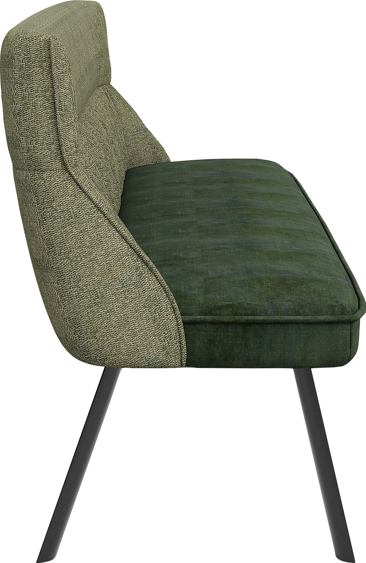 byLIVING Polsterbank »California«, (1 St.), 180 cm Bank, Webstoff und Vintage Samt mit gemütlicher Nosaqfederung