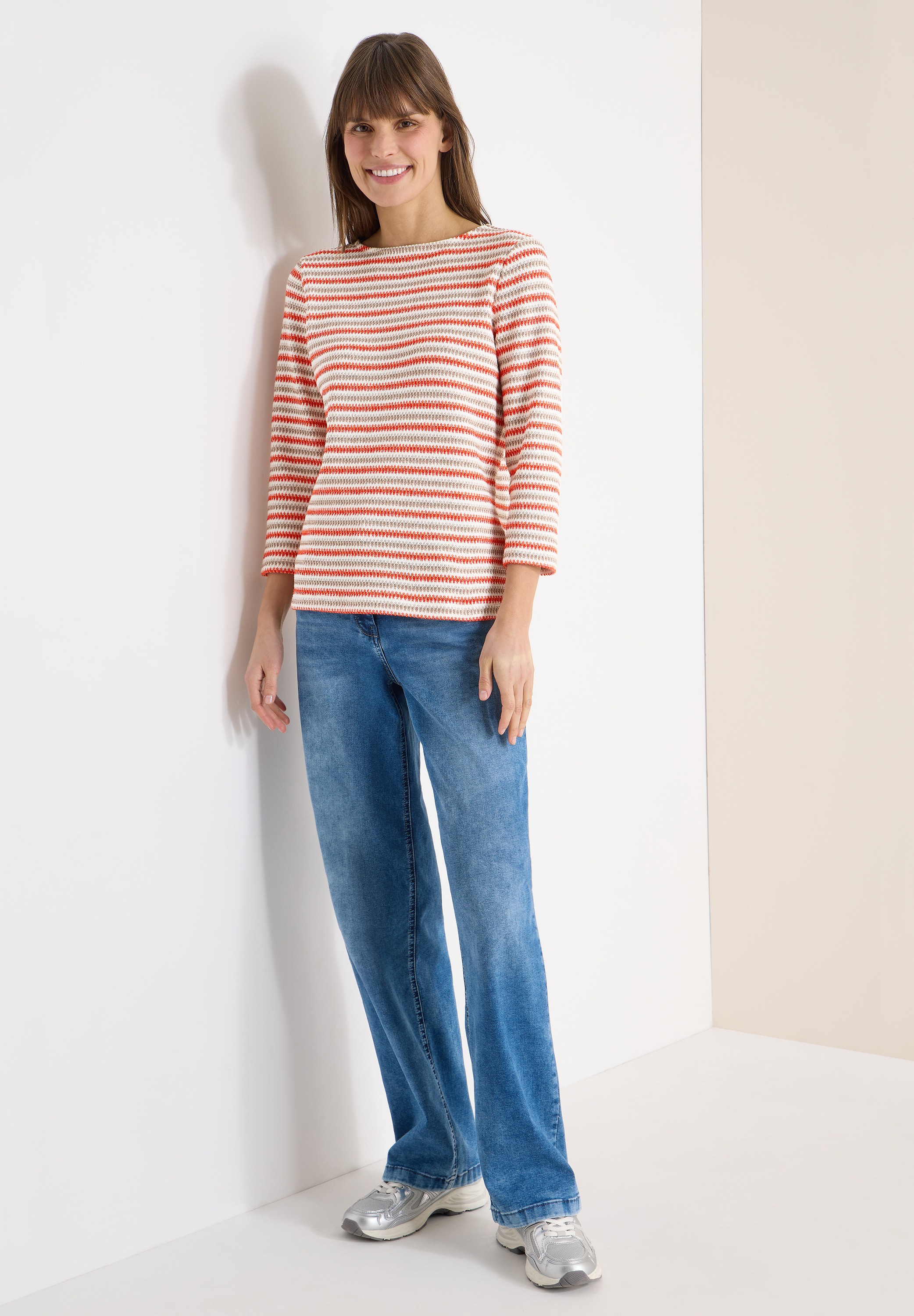 Cecil 3/4-Arm-Shirt mit 3/4 Ärmeln