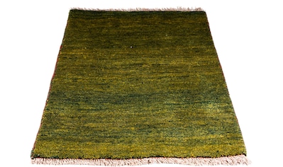 morgenland Wollteppich »Gabbeh - Perser - 90 x 60 cm - grün«, rechteckig, 18 mm Höhe,... kaufen