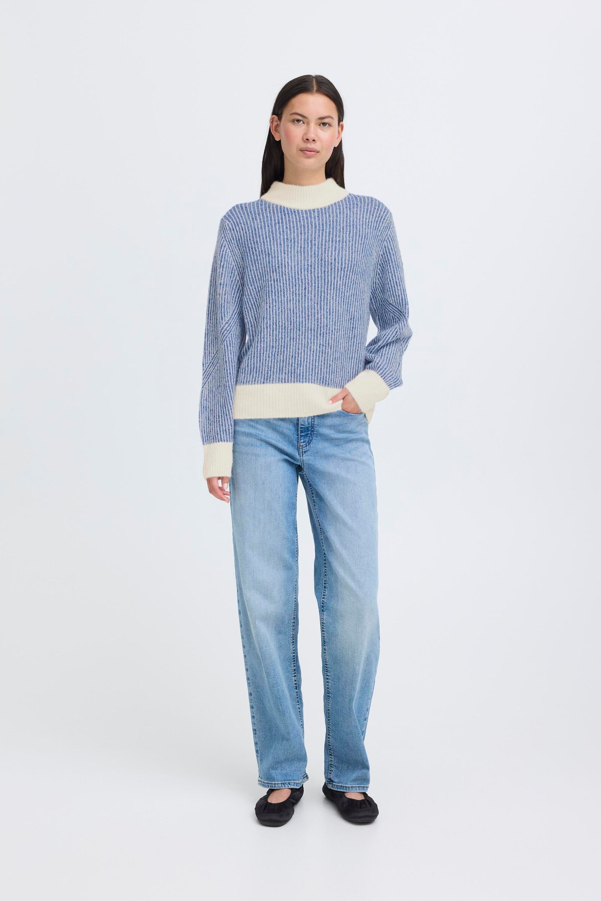Ichi Strickpullover »Damen Langarm IHKAMARA«