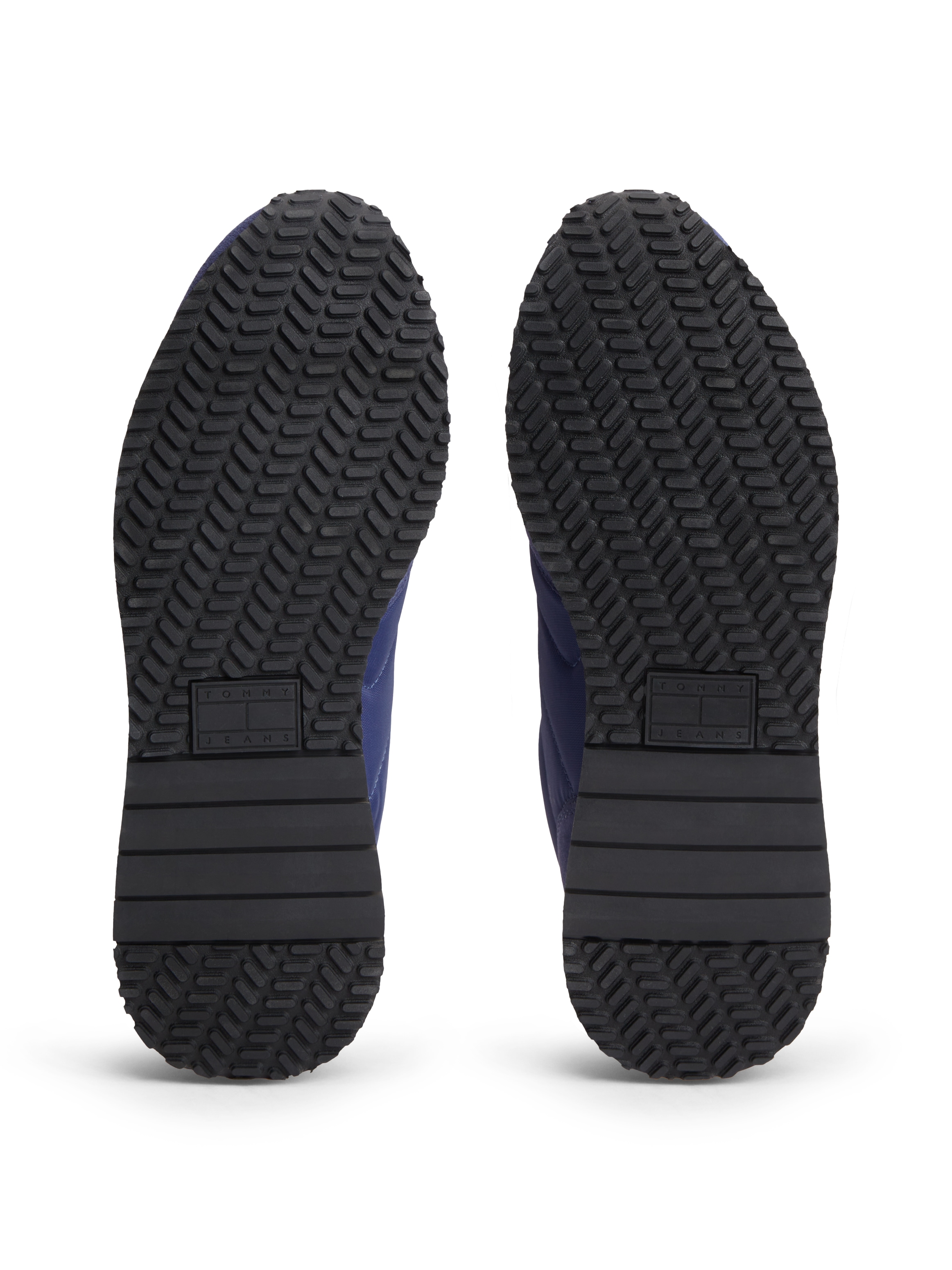 Tommy Jeans Sneaker »TJM EVA RUNNER MIX MATERIAL«  Freizeitschuh, Schnürschuh mit Logoflaggen-Prägung an der Schuhzunge