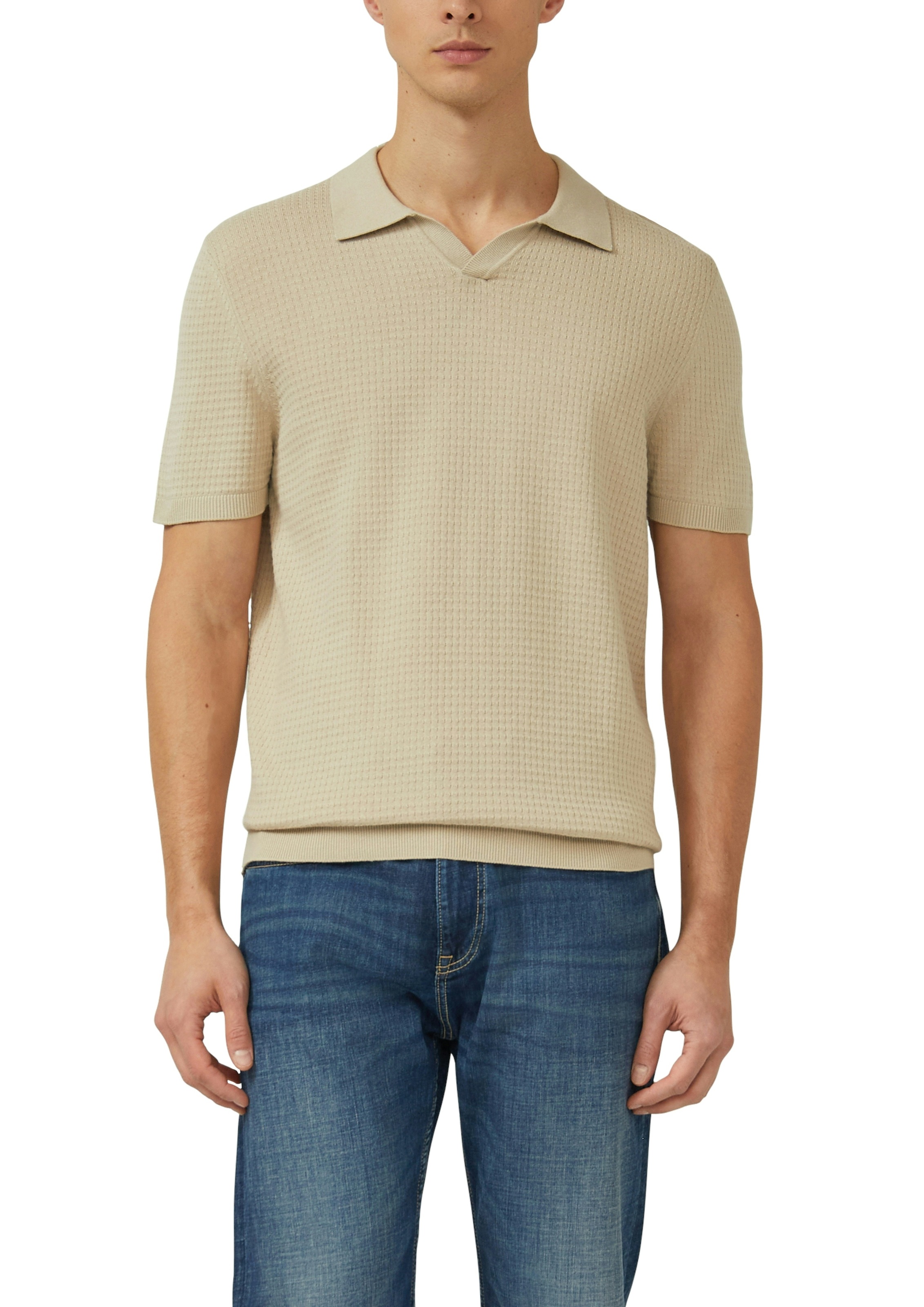 s.Oliver Poloshirt mit Rippbündchen