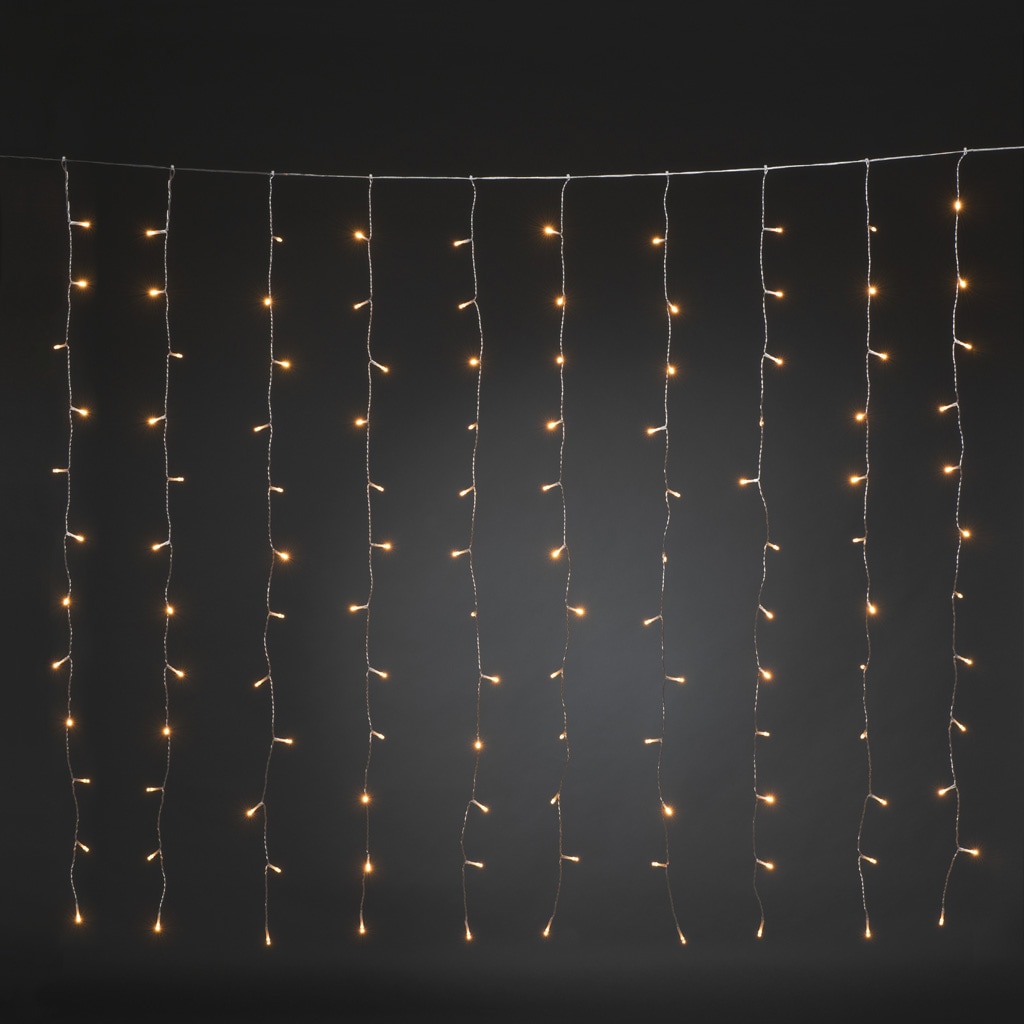 120 bernsteinfarbene LED-Lichtervorhang kaufen »Weihnachtsdeko«, BAUR Dioden | KONSTSMIDE