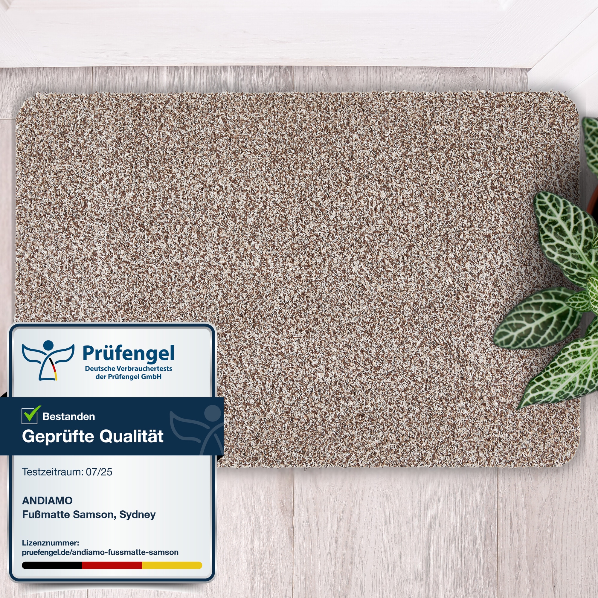 Andiamo Fußmatte "Samson, Made in Netherlands" rechteckig 6 mm Höhe Schmutz günstig online kaufen