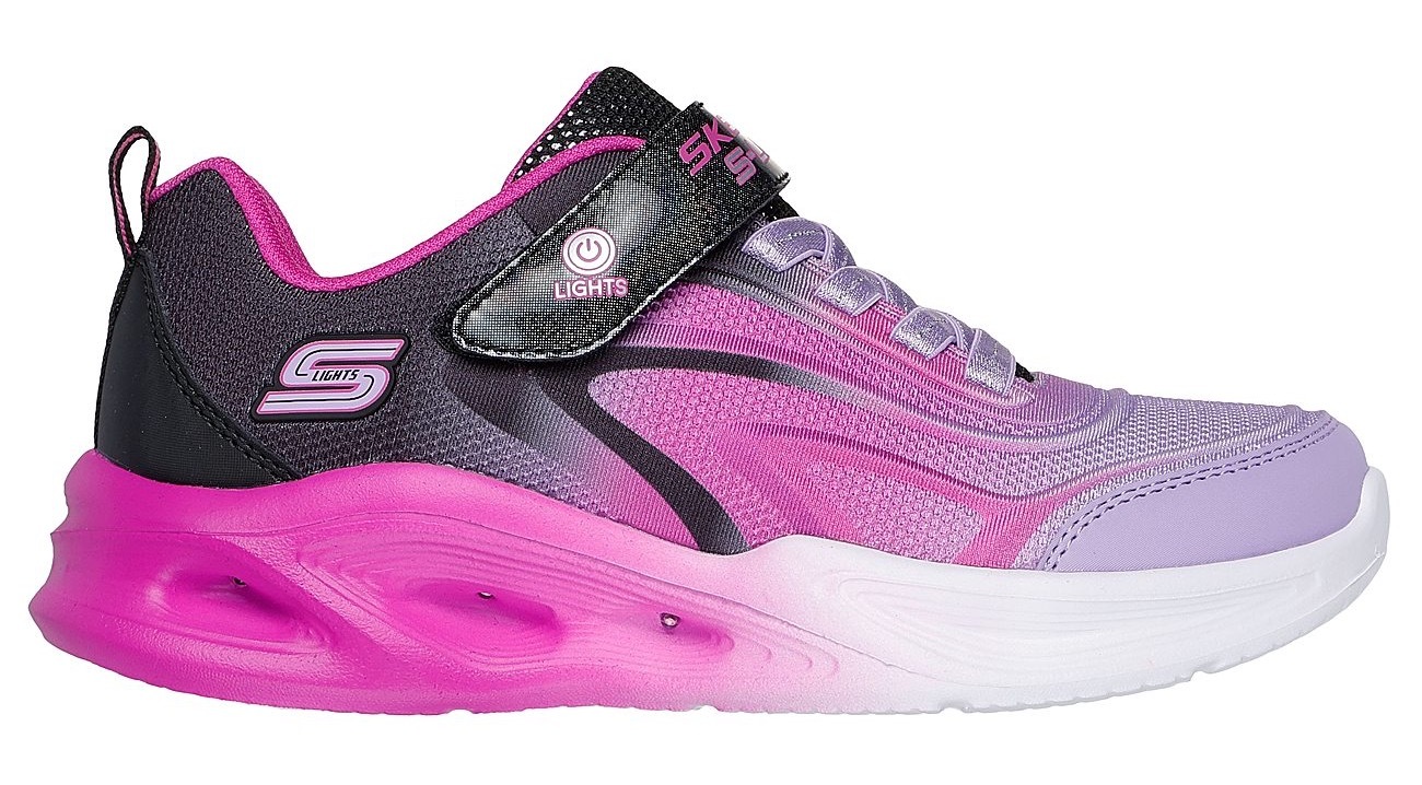 Skechers Sneaker »SKECHERS SOLA GLOW«, Freizeitschuh mit Klettverschluss, Größenschablone zum Download