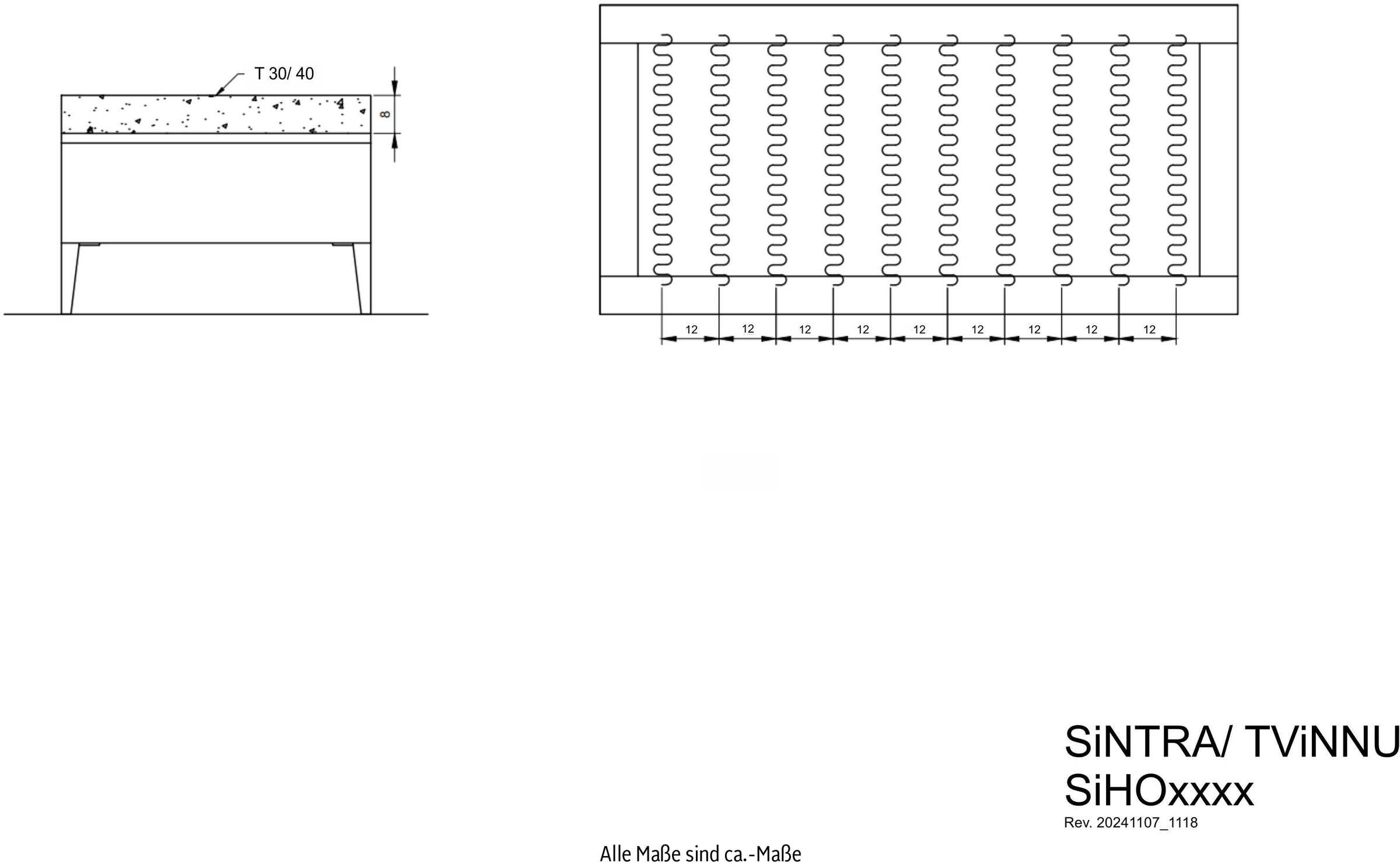 andas Sitzgruppe »TVINNU, Polsterecke L-Form, Schlaffunktion, mit Hocker«, (Set, 2 tlg.), stellbar zum Schlafsofa (Krokodilverbinder)