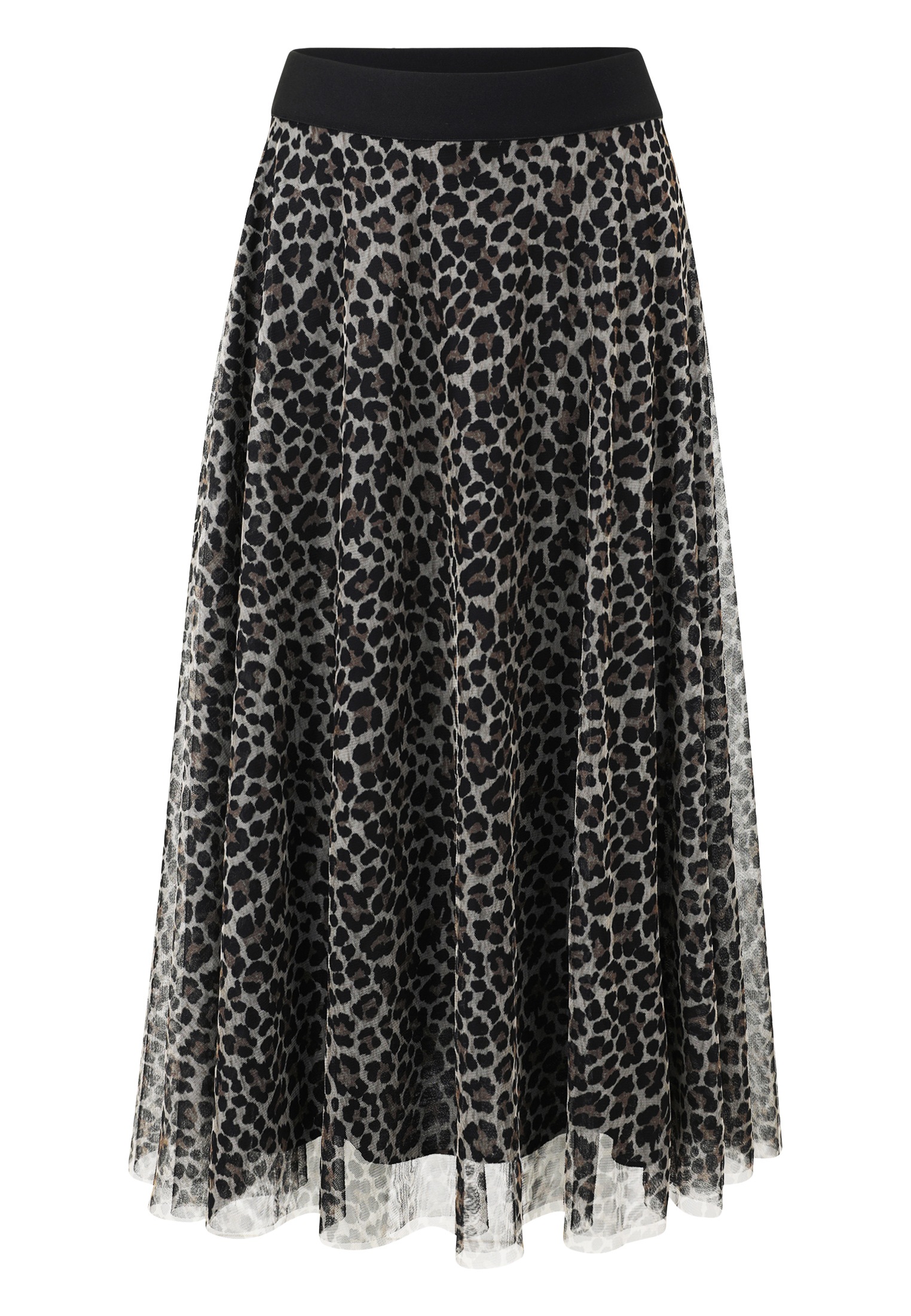 Zero Midirock »Damen elastischer Bund« Falten