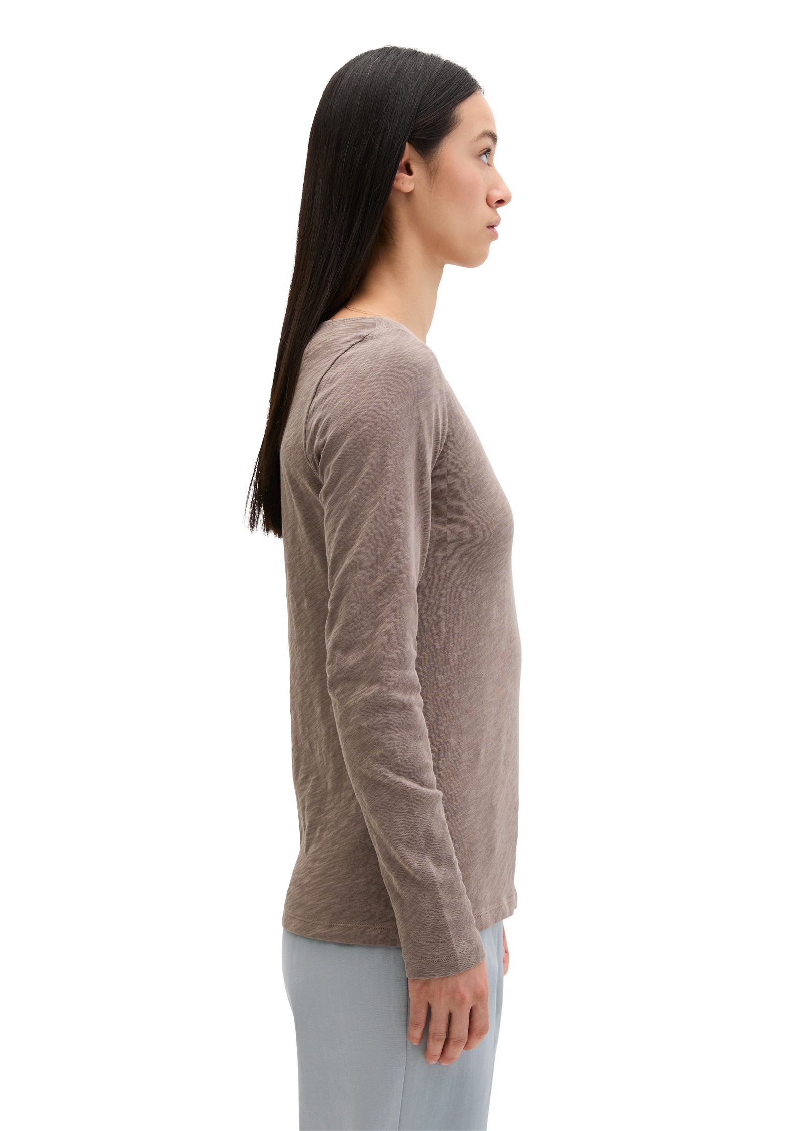 Marc OPolo Langarmshirt "aus Organic Cotton-Qualität" günstig online kaufen