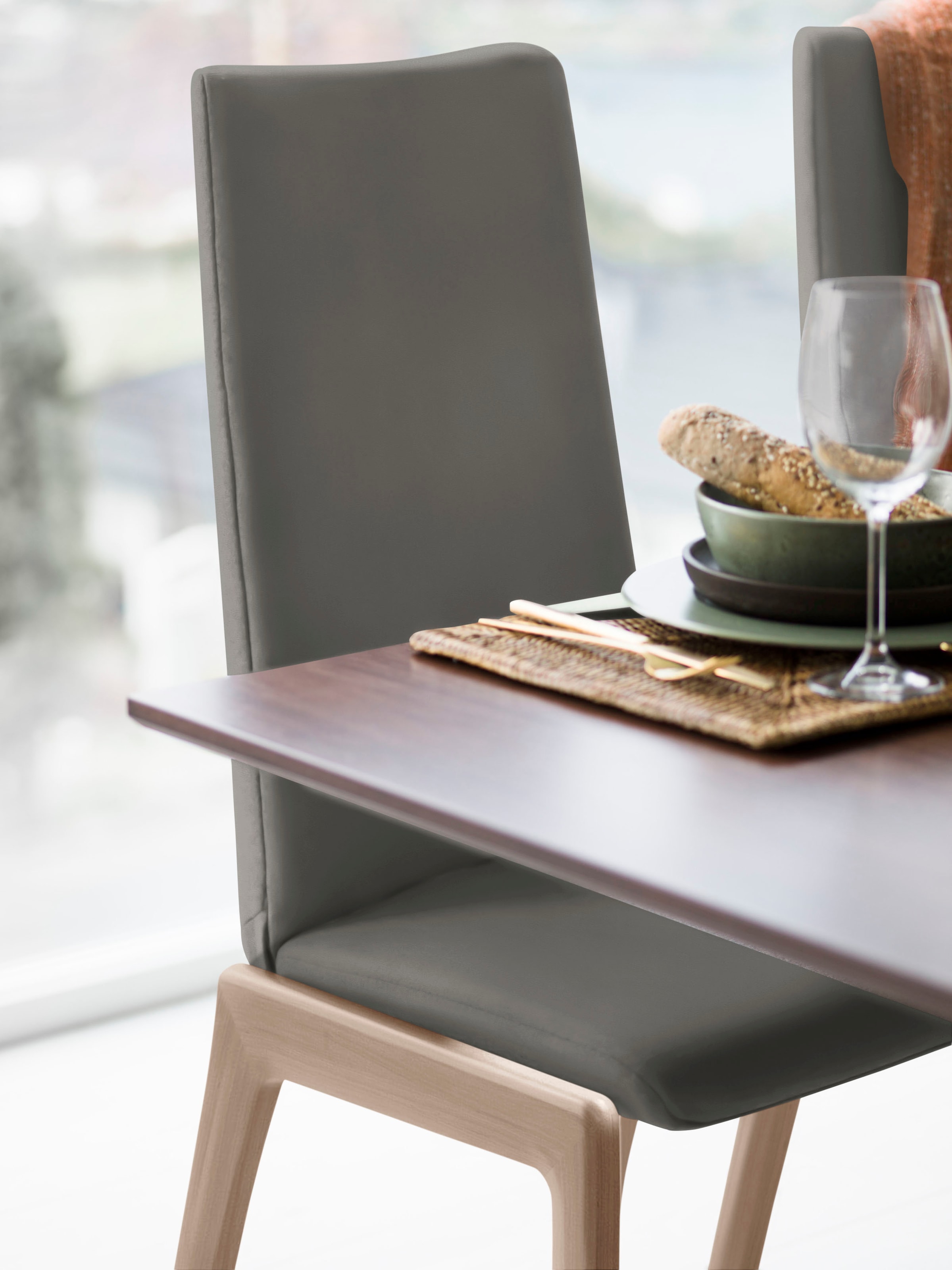 Stressless Polsterstuhl "Laurel" () High Back, Größe L, mit abgerundeten Be günstig online kaufen