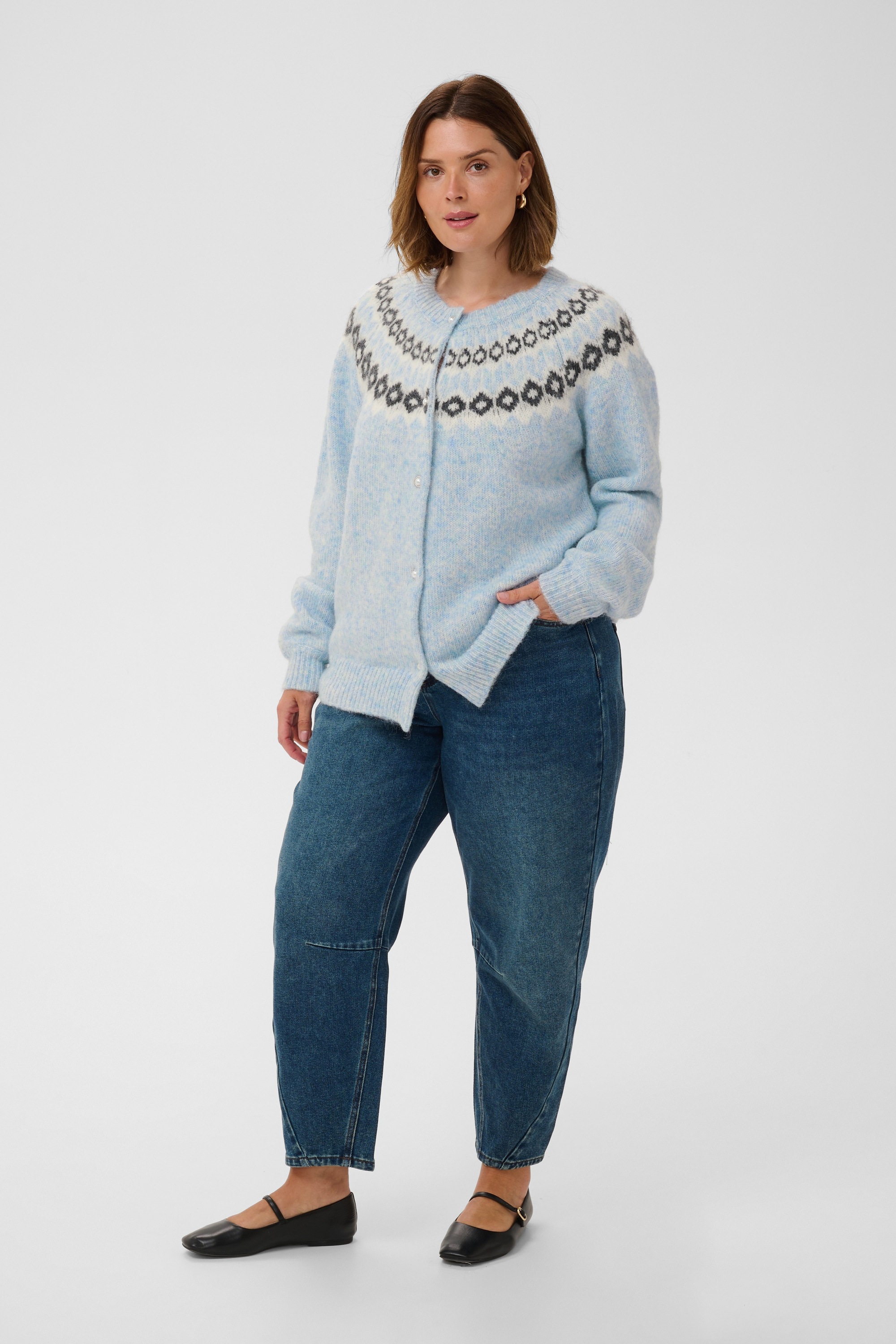 KAFFE Curve Strickjacke »Damen Strickjacke KCbettany«