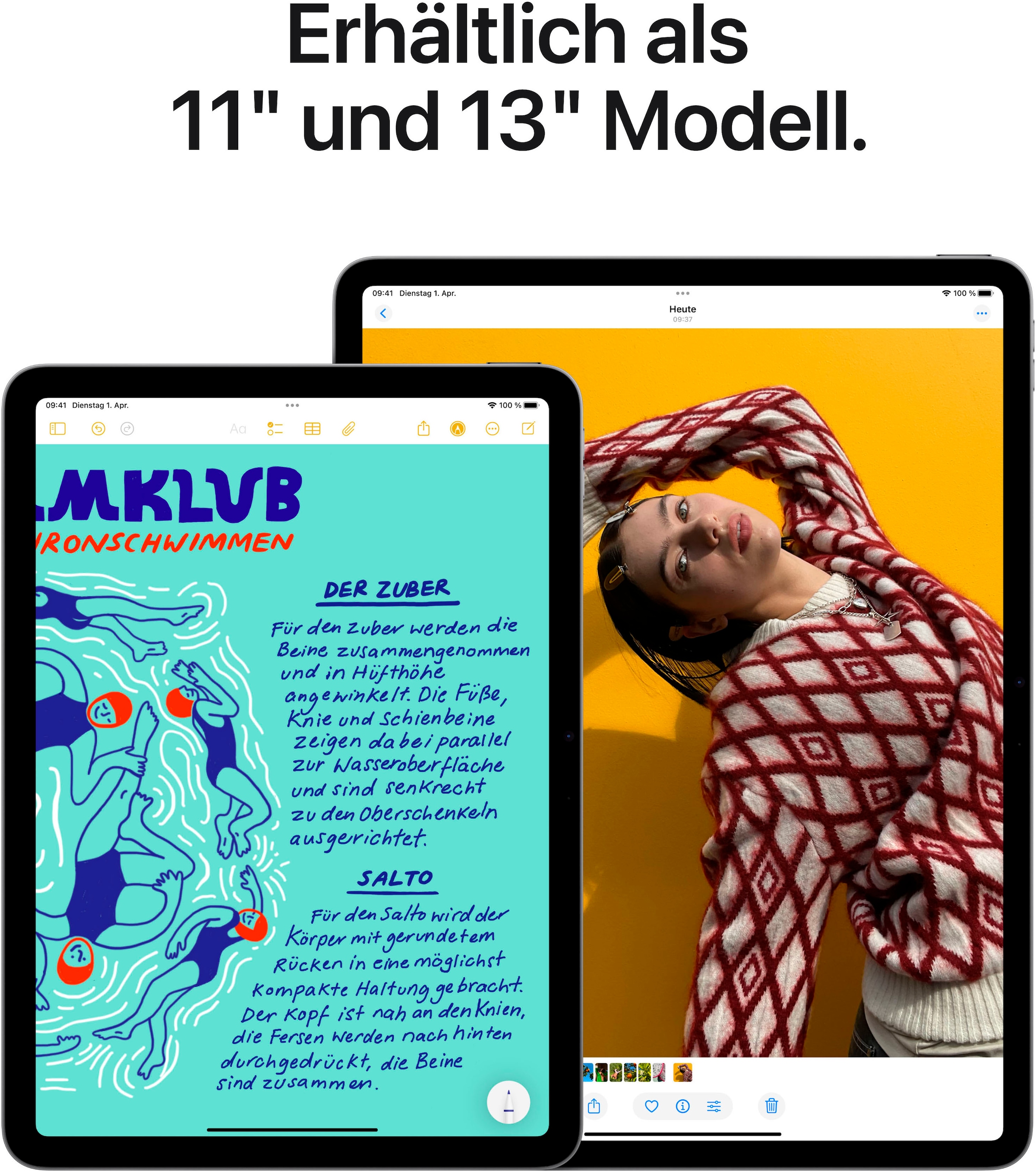 Apple Tablet »11" iPad Air Wi-Fi (2025)«, (27,59 cm / 10,86 Zoll), iPadOS,)