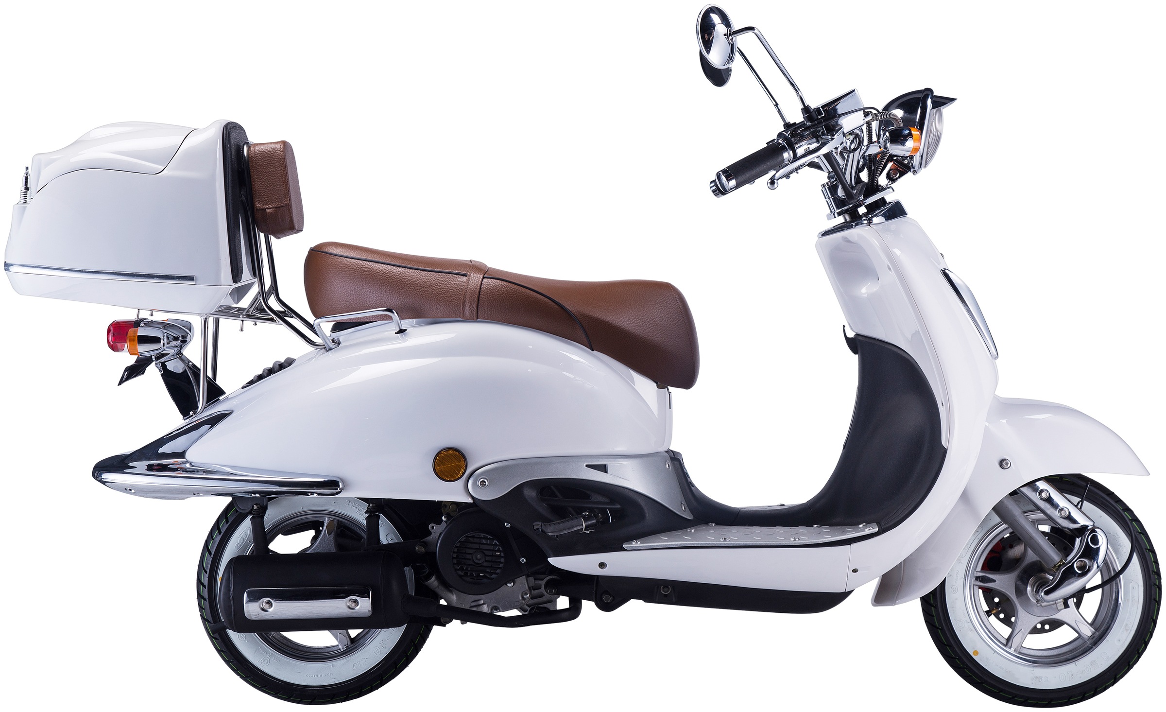 GT UNION Motorroller »Strada 45« 49,5 cm³ 45 km/h Euro 5 3 Set, mit Topcase,  Luftgekühlter Motor