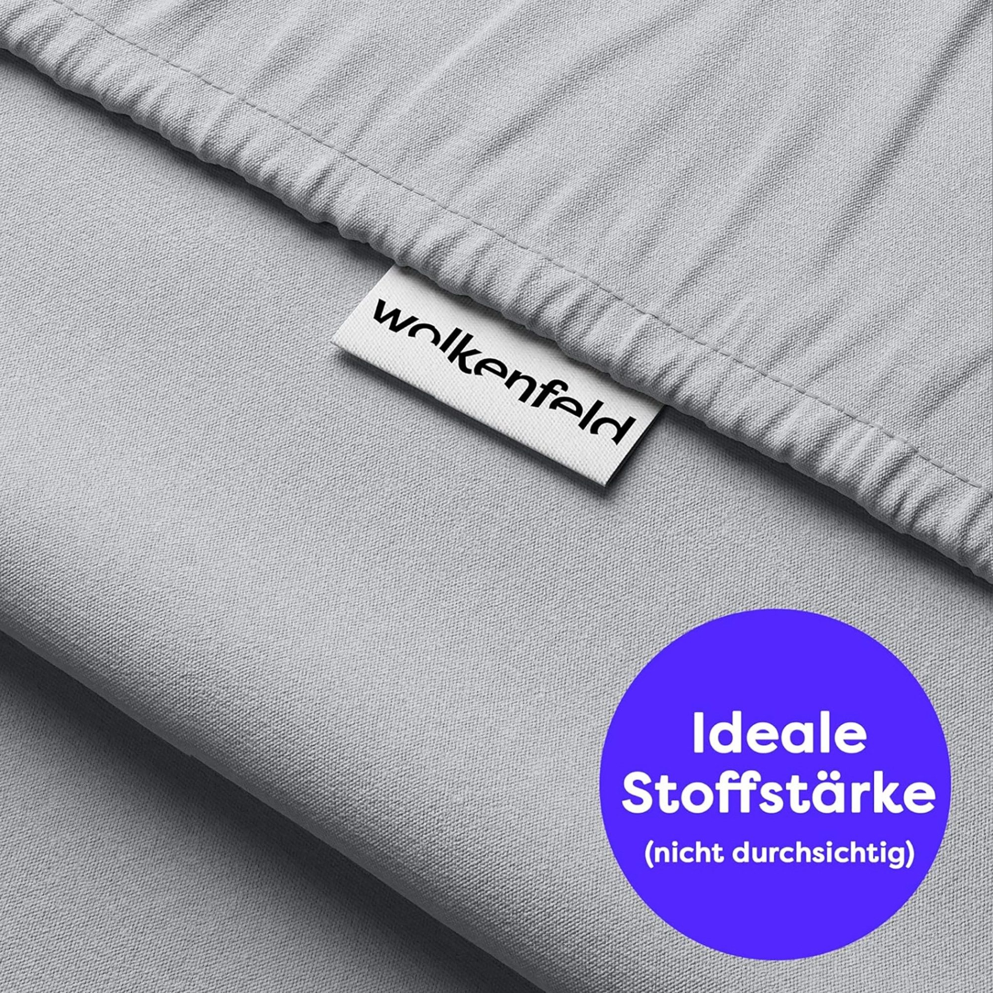Wolkenfeld Spannbettlaken "Boxspringbett Bettlaken - Spannbetttuch für Matratzen bis 40cm" Elastisch & Rutschfest: 90x200, 140x200, 160x200, 180x200 & Übergrößen
