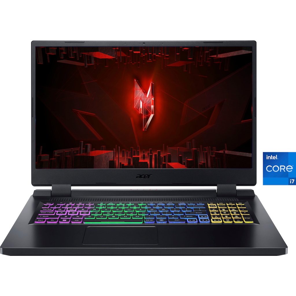 Acer Gaming-Notebook »AN517-55-73KB«, 43,9 cm, / 17,3 Zoll, Intel, Core i7, GeForce RTX 4060, 1000 GB SSD