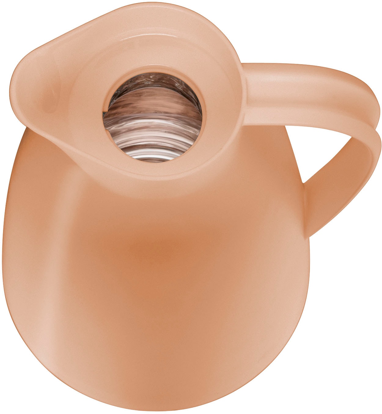 Alfi Isolierkanne »ECO, mit Hartglaseinsatz« 1 l 1 Stk. tlg. 12h heiß & 24h kalt, Drehverschluss mit bequemem Druckknopf