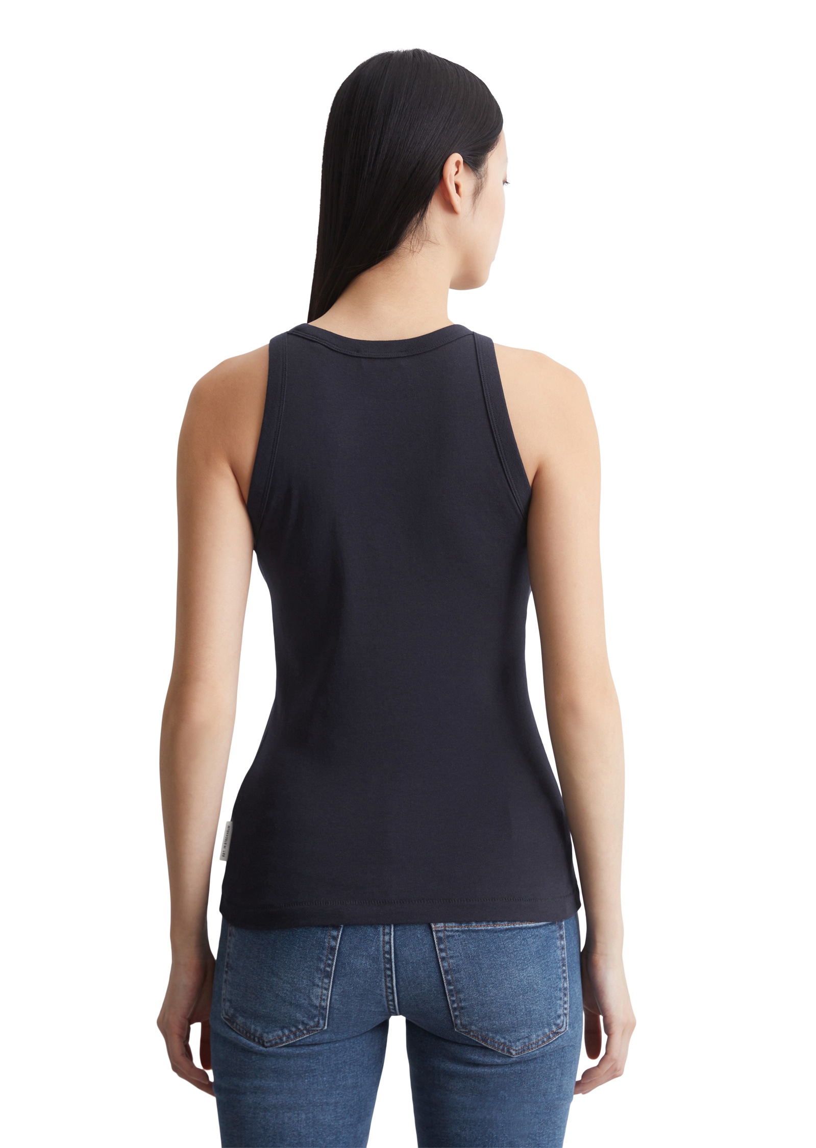 Marc O'Polo T-Shirt »aus Rippjersey«