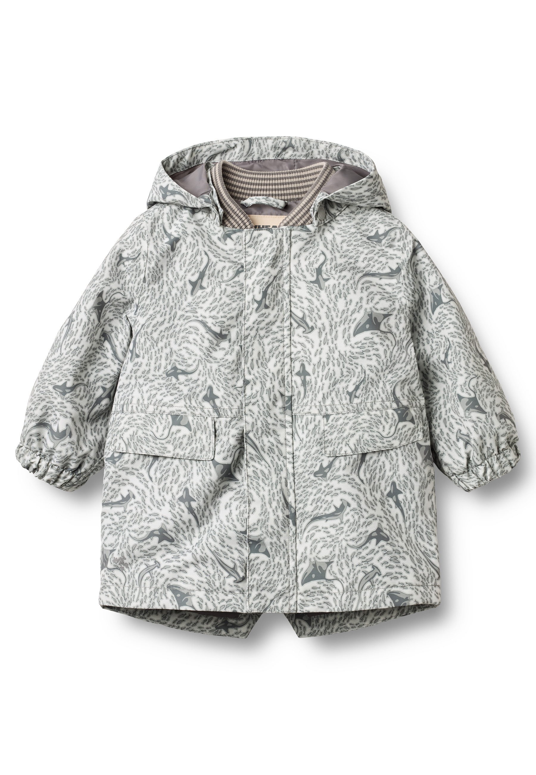 WHEAT Outdoorjacke "WHEAT Parka Alke" 1 Stk. tlg. mit Kapuze reflektierend