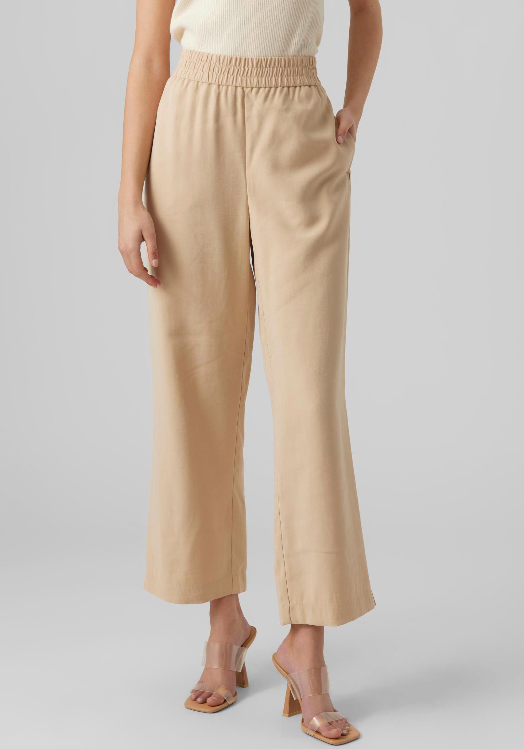 Vero Moda Schlupfhose »VMCARMEN HW WIDE PULL-ON PANT NOOS«