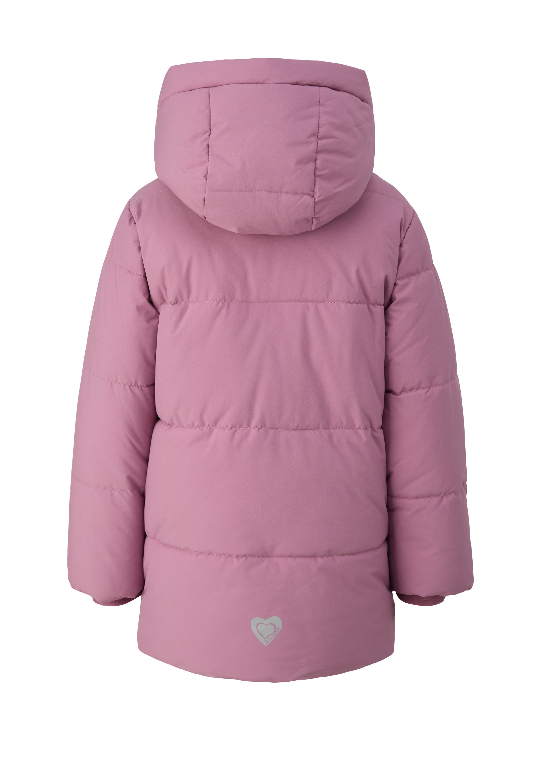 s.Oliver Junior Steppmantel mit Kapuze / Teddyfell / Für Girls