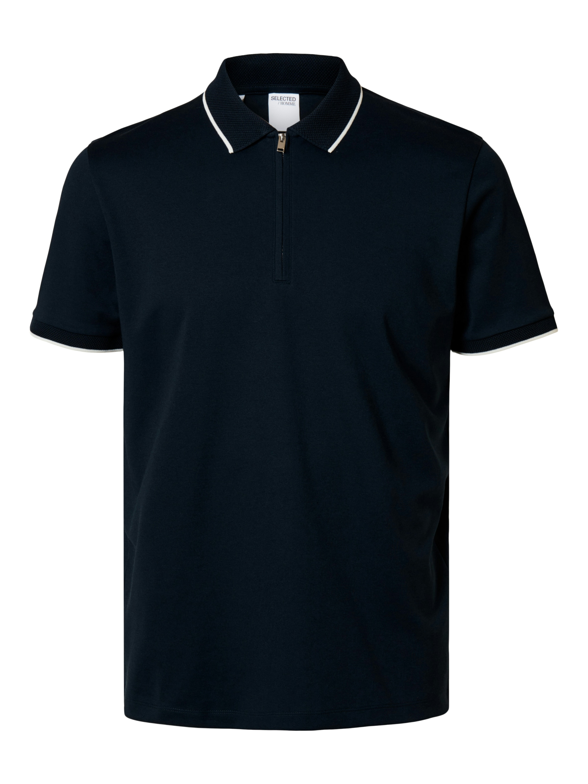 SELECTED HOMME Poloshirt »SLHFAVE SPORT ZIP SS POLO NOOS«