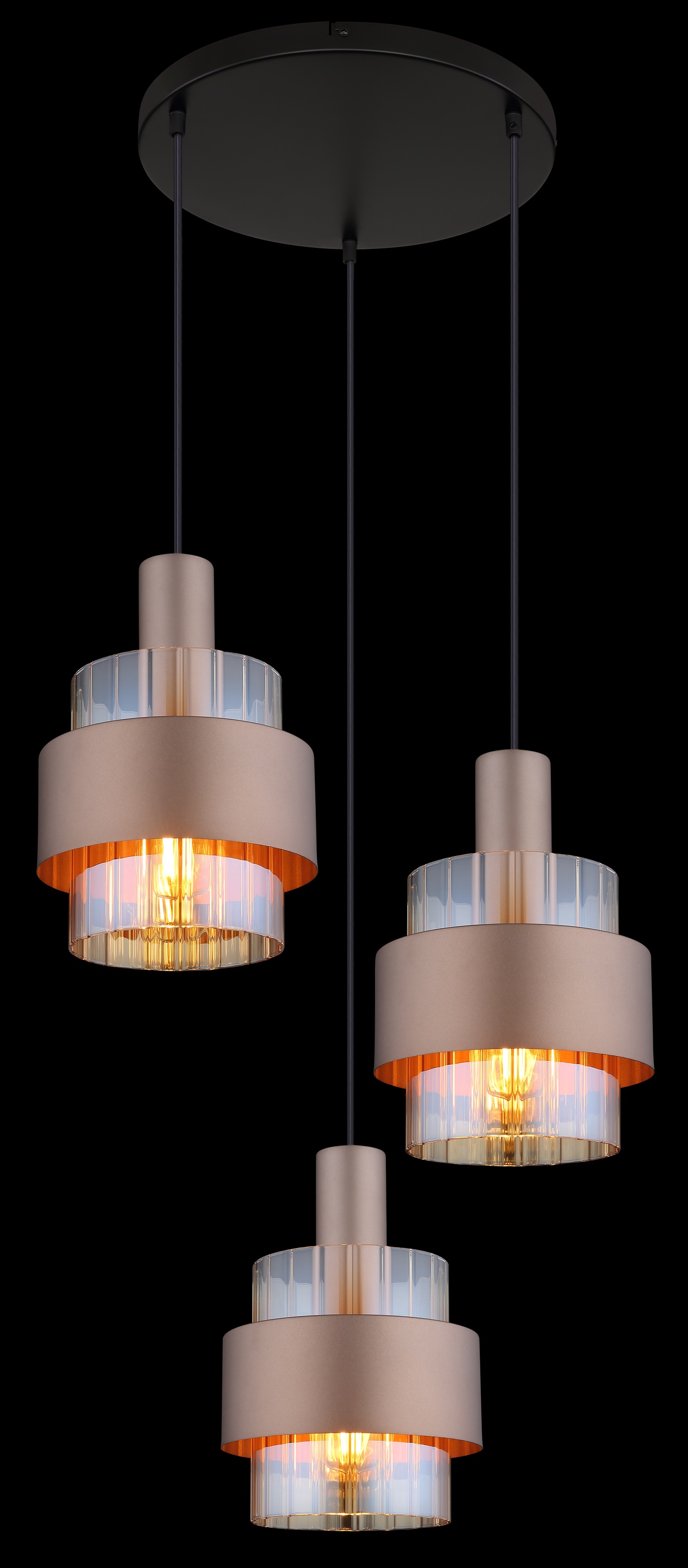 GLOBO LIGHTING Hängeleuchte »MILLEY«, Leuchtmittel E27 | ohne Leuchtmittel, Hängelampe/Pendelleuchte/Esszimmer/Wohnzimmer/Esstisch