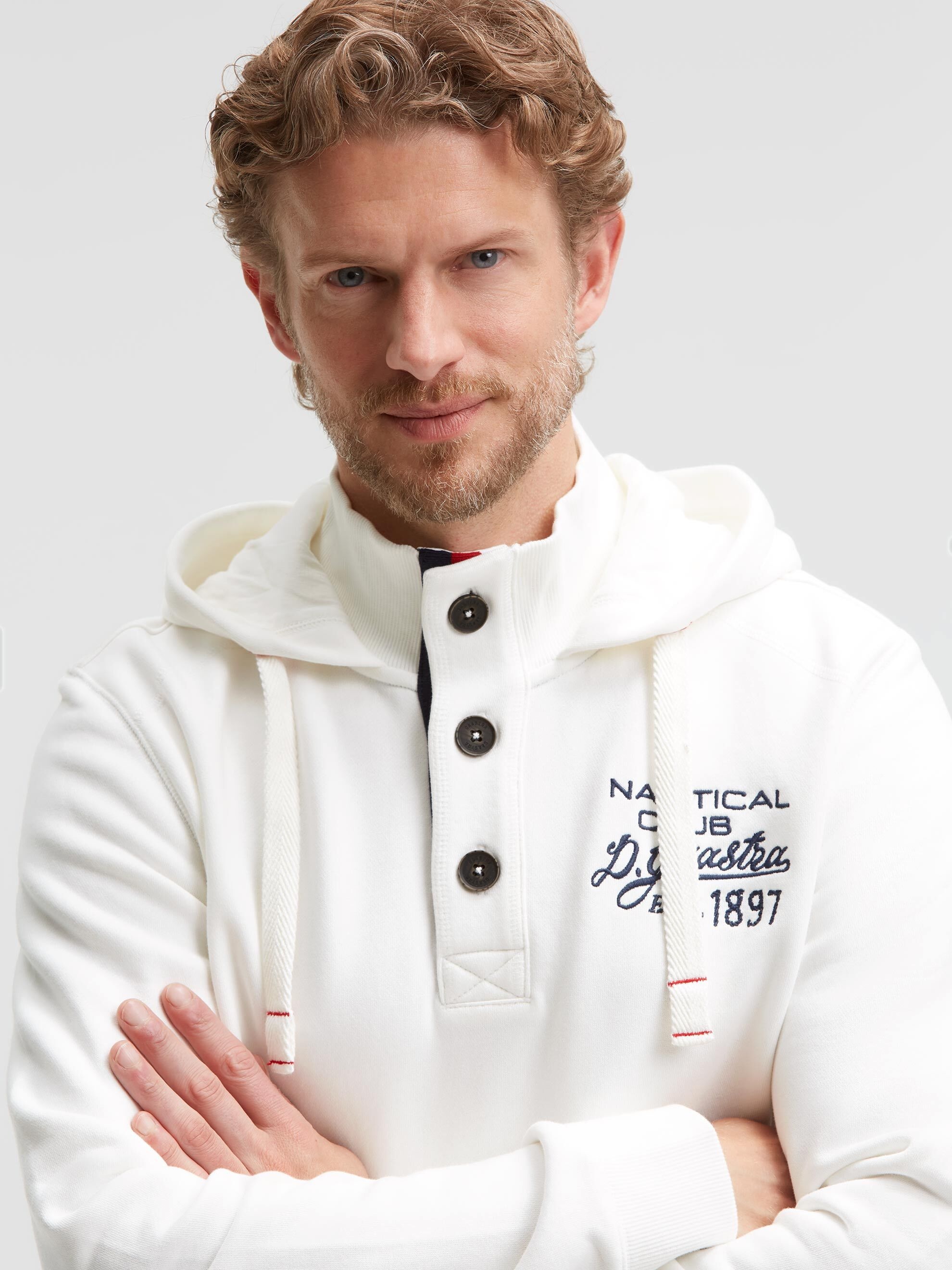 Gaastra Kapuzensweatshirt , mit Stehkragen
