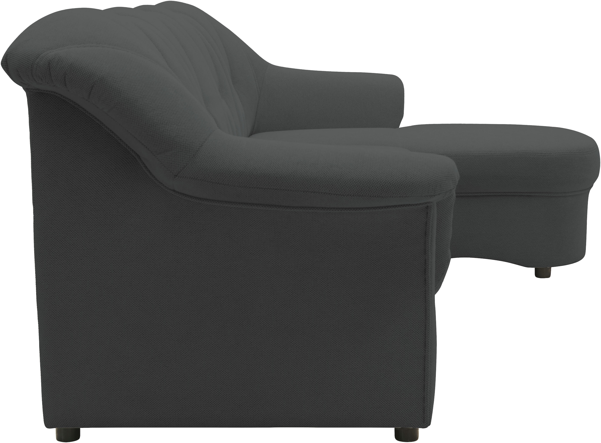 DOMO collection Ecksofa »Flores Schlafsofa, B/T/H: 233/142/86 cm, L-Form«, wahlweise mit Bettfunktion, wahlweise mit Federkern, auch in Leder