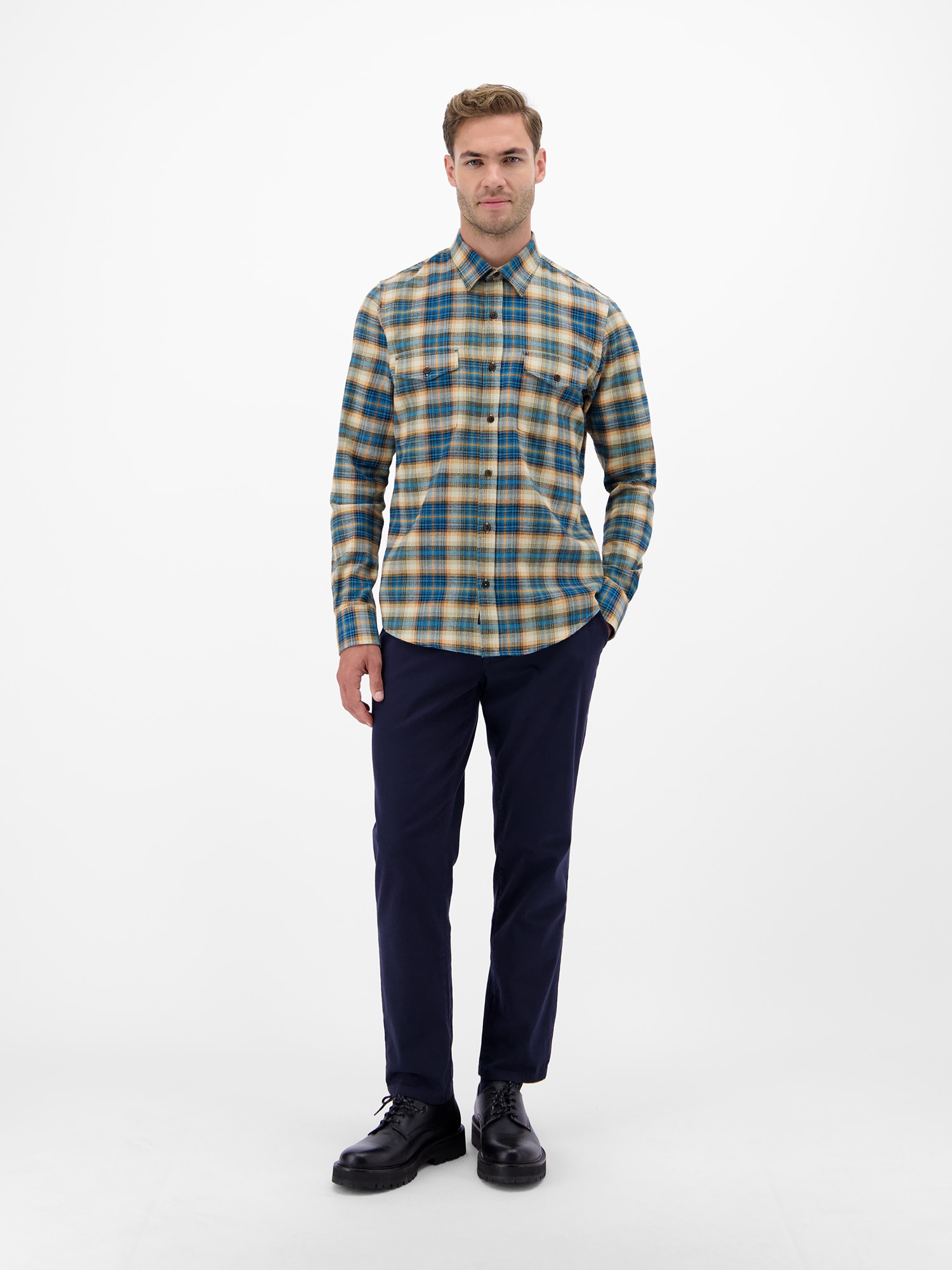 LERROS Karohemd »Casual Flanellhemd - weicher Twill, starker Style«