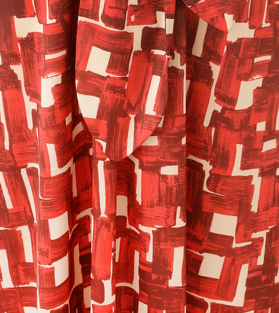 Aniston SELECTED Blusenkleid, abstrakten, farbharmonischen Druckmuster - NEUE KOLLEKTION