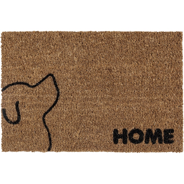 Black Friday Andiamo Fußmatte »Kokos Hund«, rechteckig, Schmutzfangmatte,  mit Spruch, In- und Outdoor geeignet | BAUR