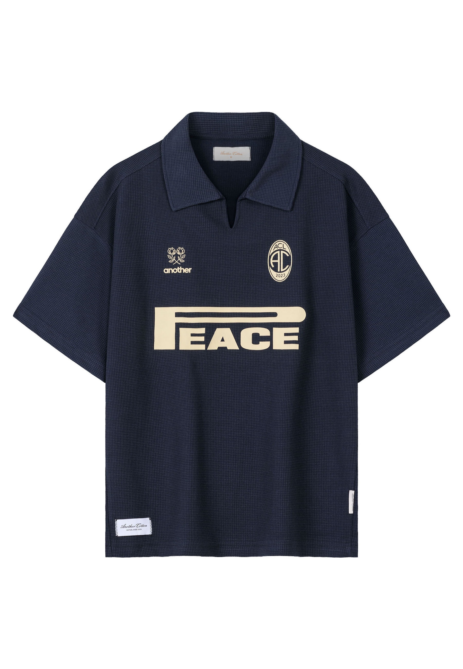 Another Cotton Lab Poloshirt "Another Cotton Lab Peace Waffle Polo" 1