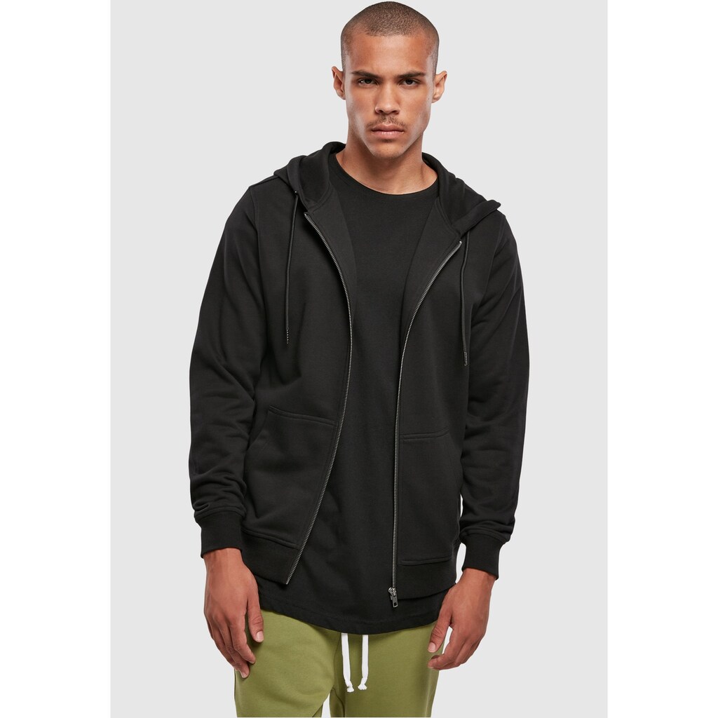 URBAN CLASSICS Kapuzensweatjacke »Herren Basic Terry Zip Hoody«, (1 tlg.)