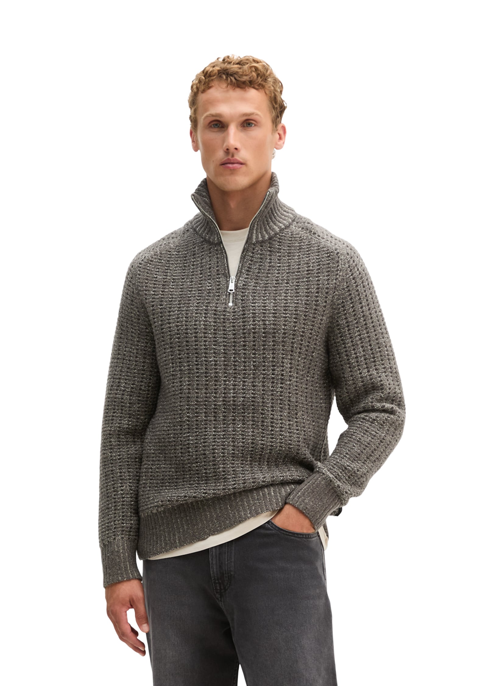 Marc OPolo Rollkragenpullover "aus Bio-Baumwoll-Schurwoll-Mix"
