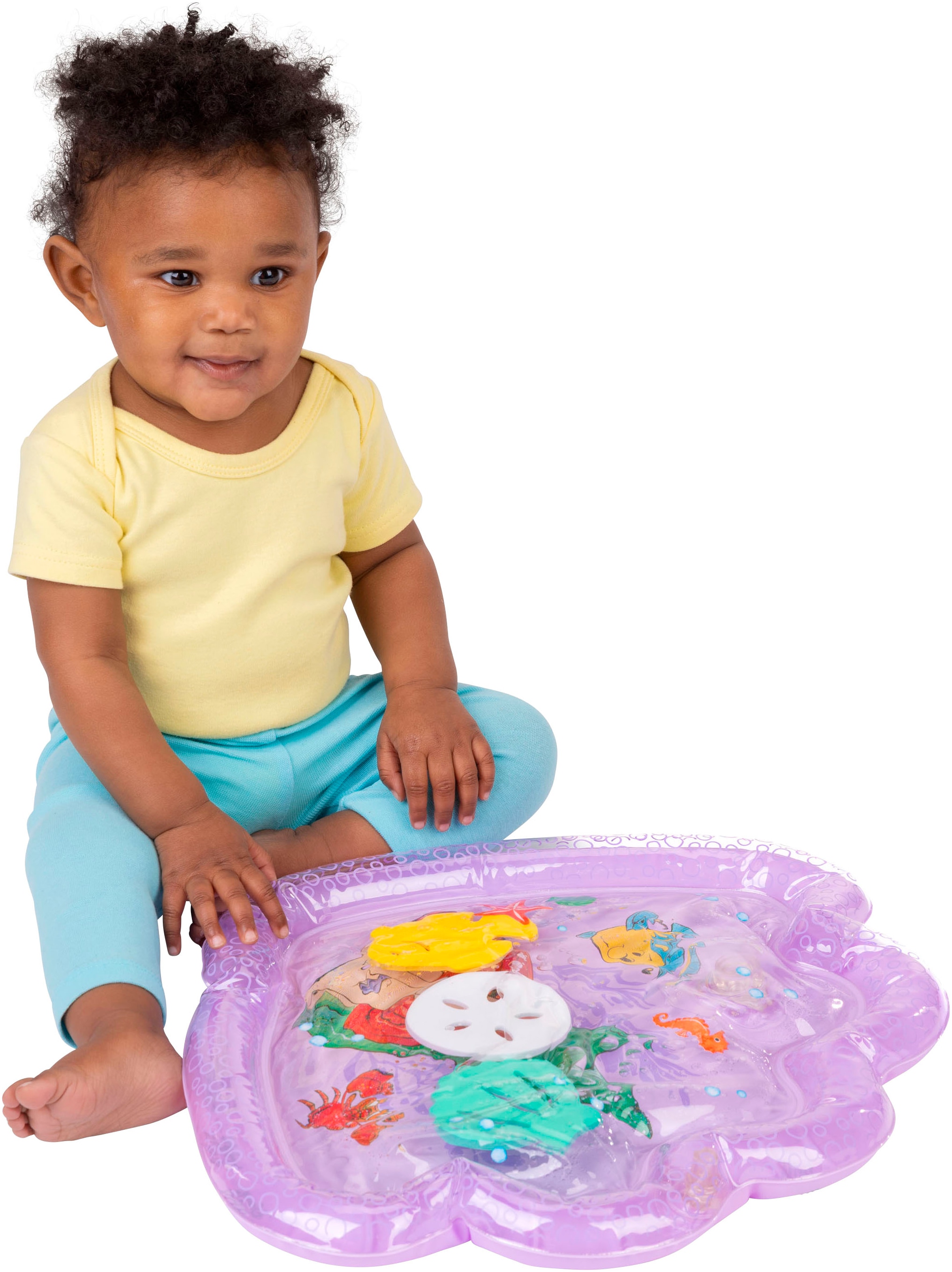 Bright Starts Spielmatte »The little Mermaid Sea TreasuresTummy Time Water Mat«