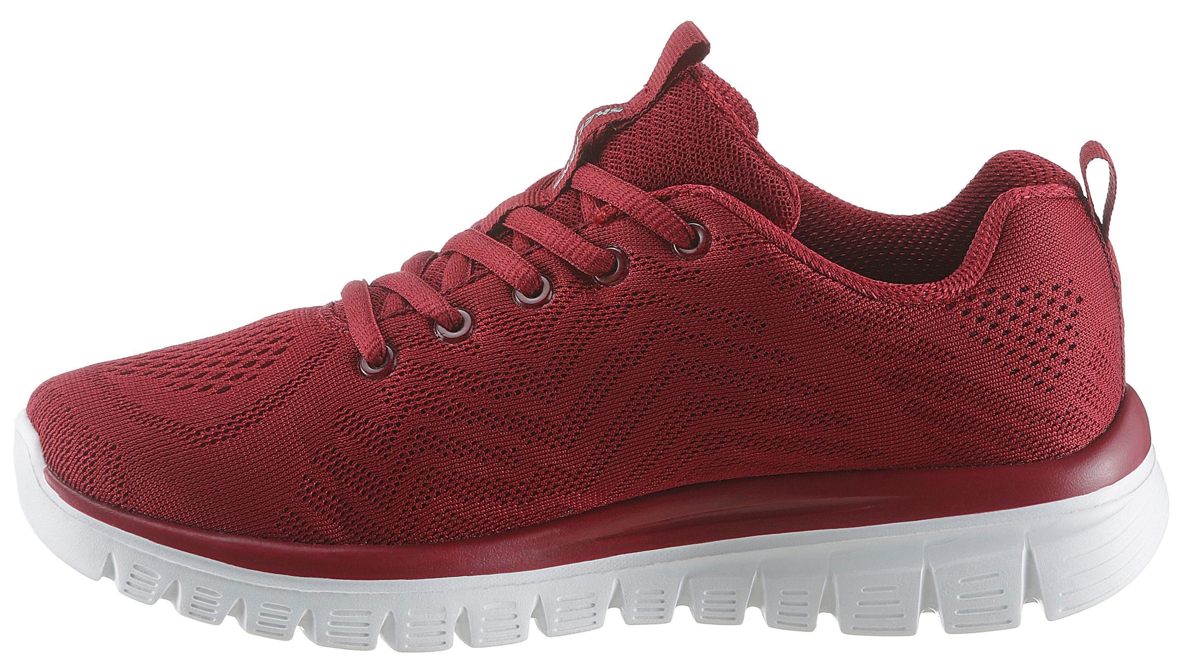 Skechers Sneaker »Graceful - Get Connected«, Freizeitschuh, Halbschuh, Schnürschuh mit Memory Foam