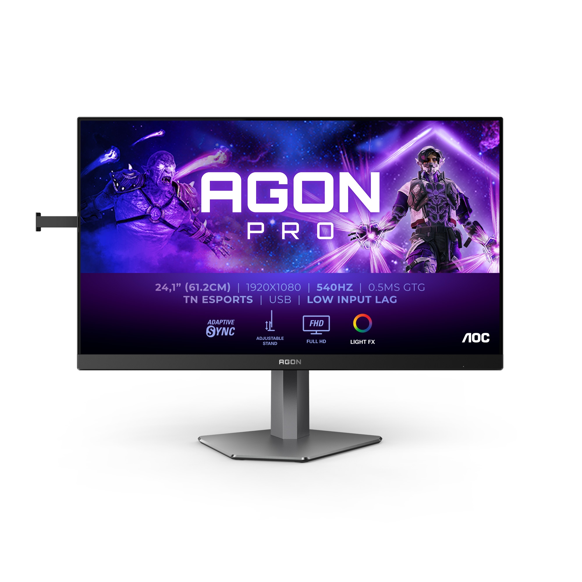 AOC Gaming-Monitor »AG246FK«, 61,3 cm/24 Zoll, 1920 x 1080 px, Full HD, 0,5 ms Reaktionszeit, 540 Hz