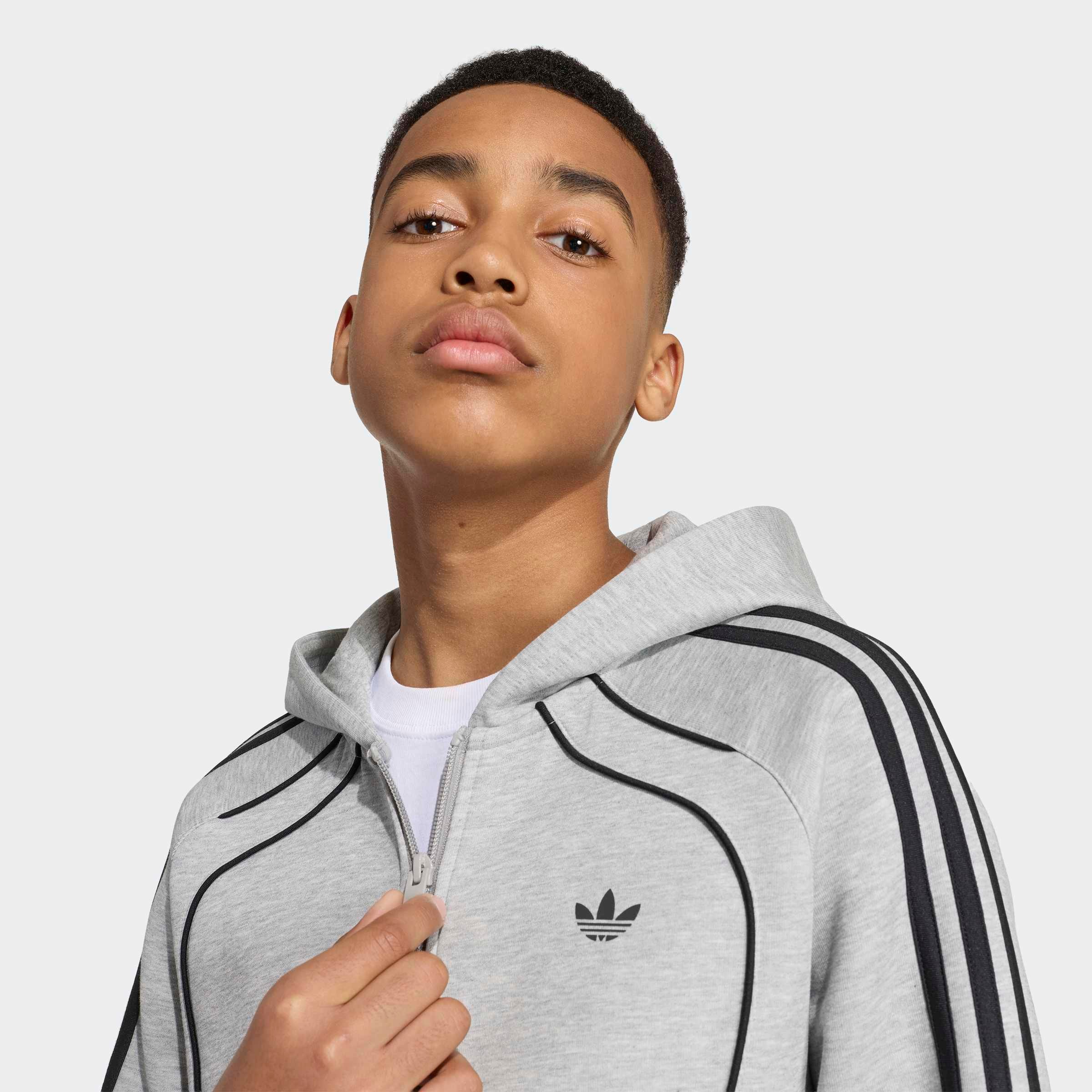 adidas Originals Kapuzensweatjacke »SPACER« für Kinder, mit Rundhalsausschnitt