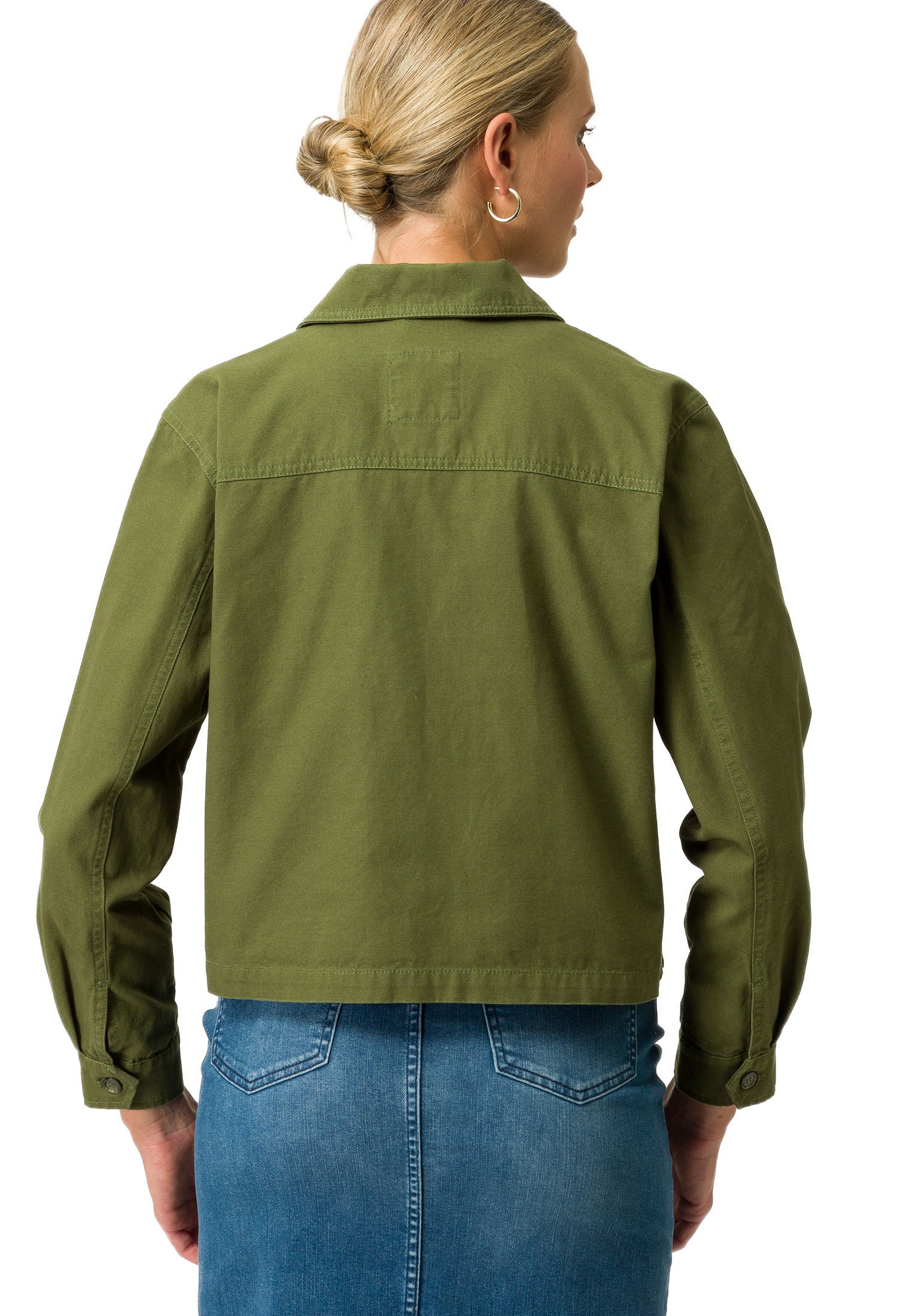 Zero Fieldjacket »zero Jacke mit Strasssteinen«