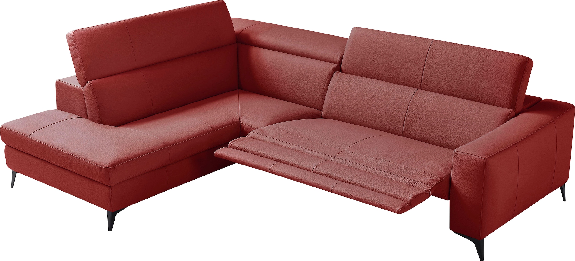 Egoitaliano Ecksofa "Edith, Designsofa mit hohem Sitzkomfort, L-Form", inkl günstig online kaufen